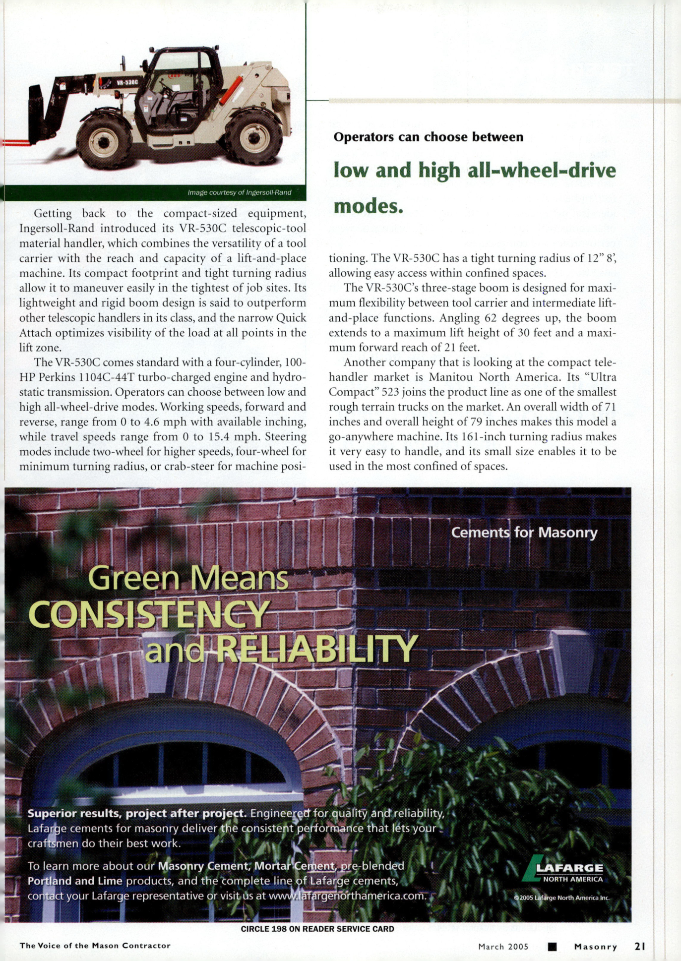 Masonry Magazine March 2005 Page. 23