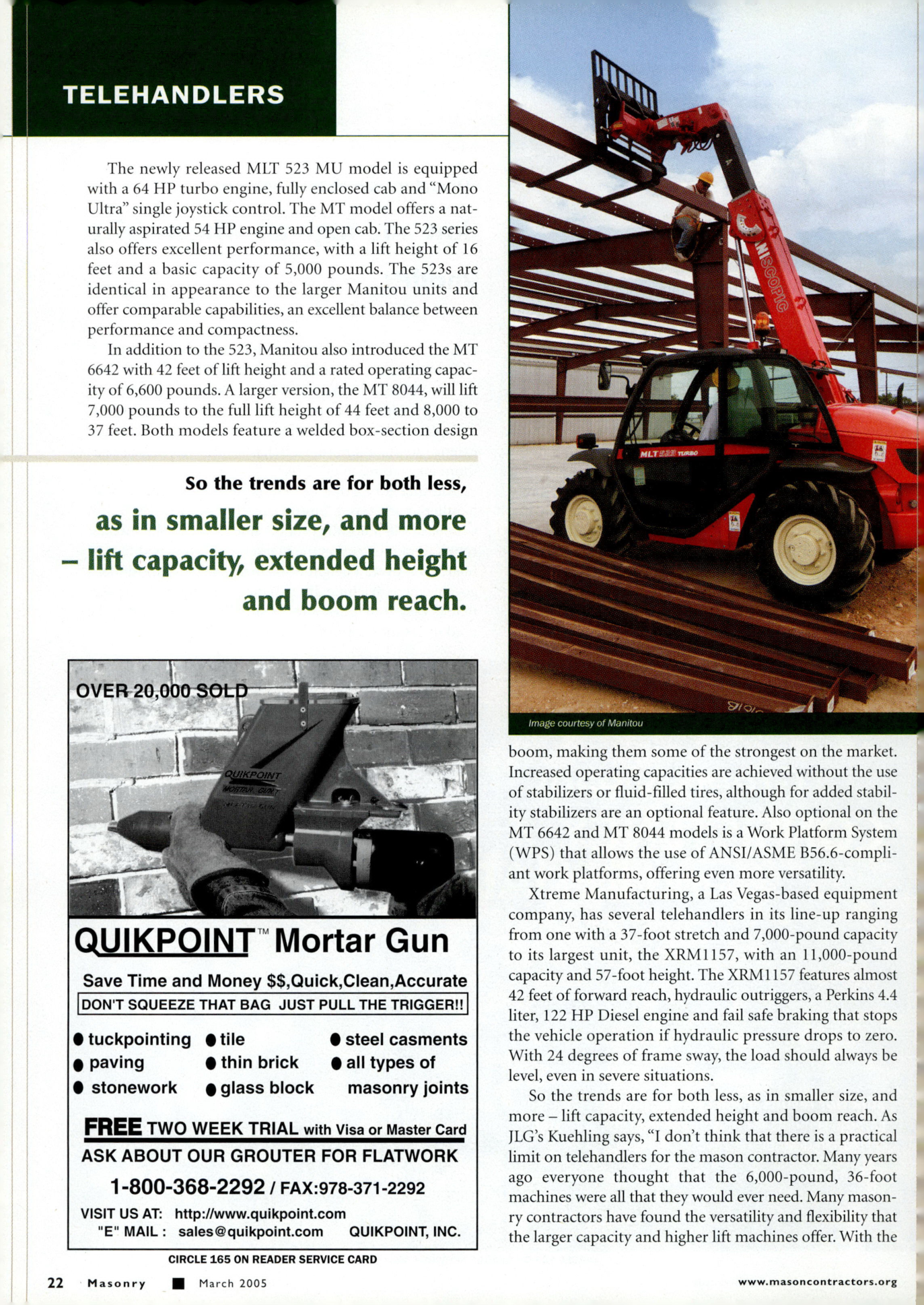 Masonry Magazine March 2005 Page. 24