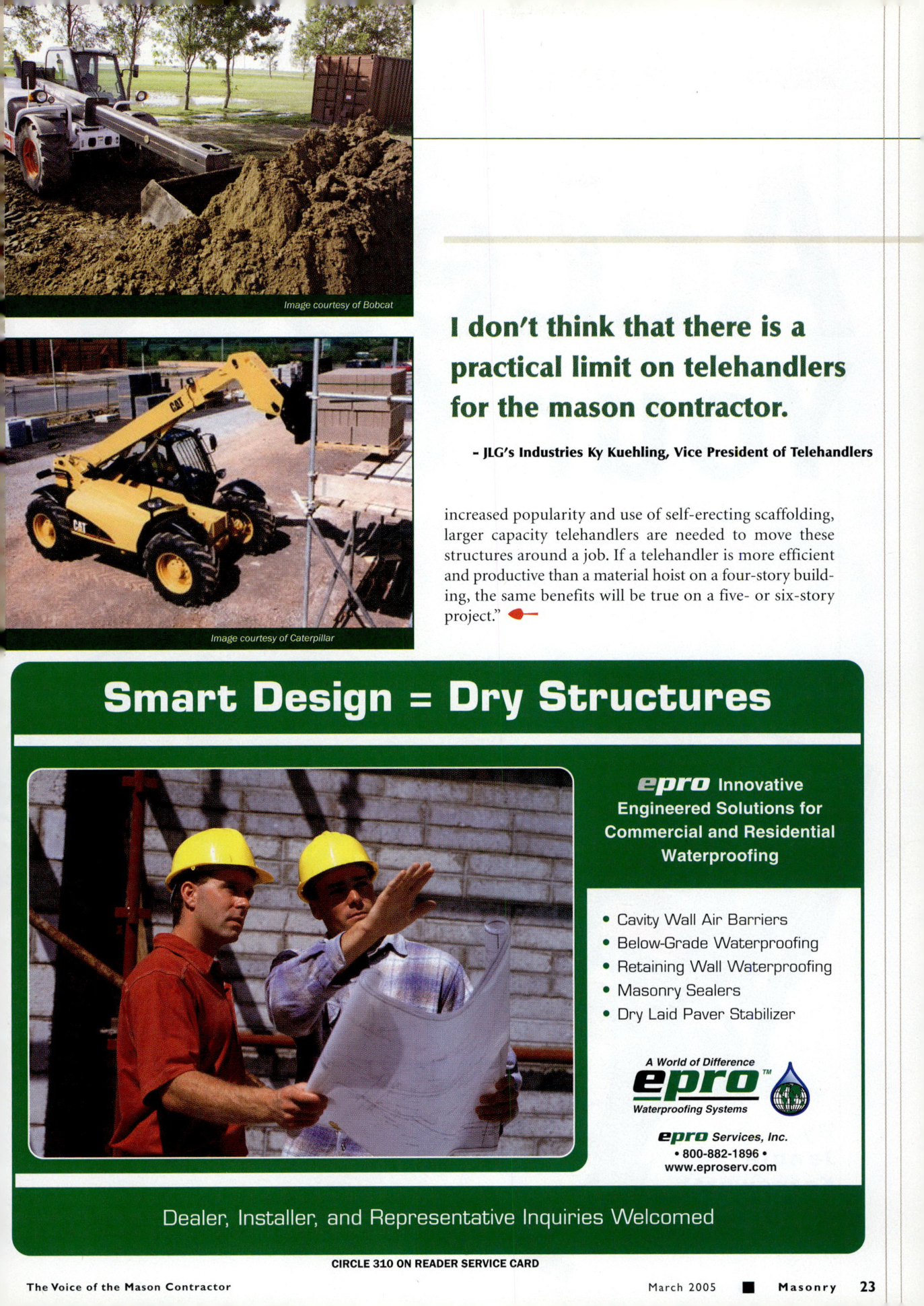 Masonry Magazine March 2005 Page. 25