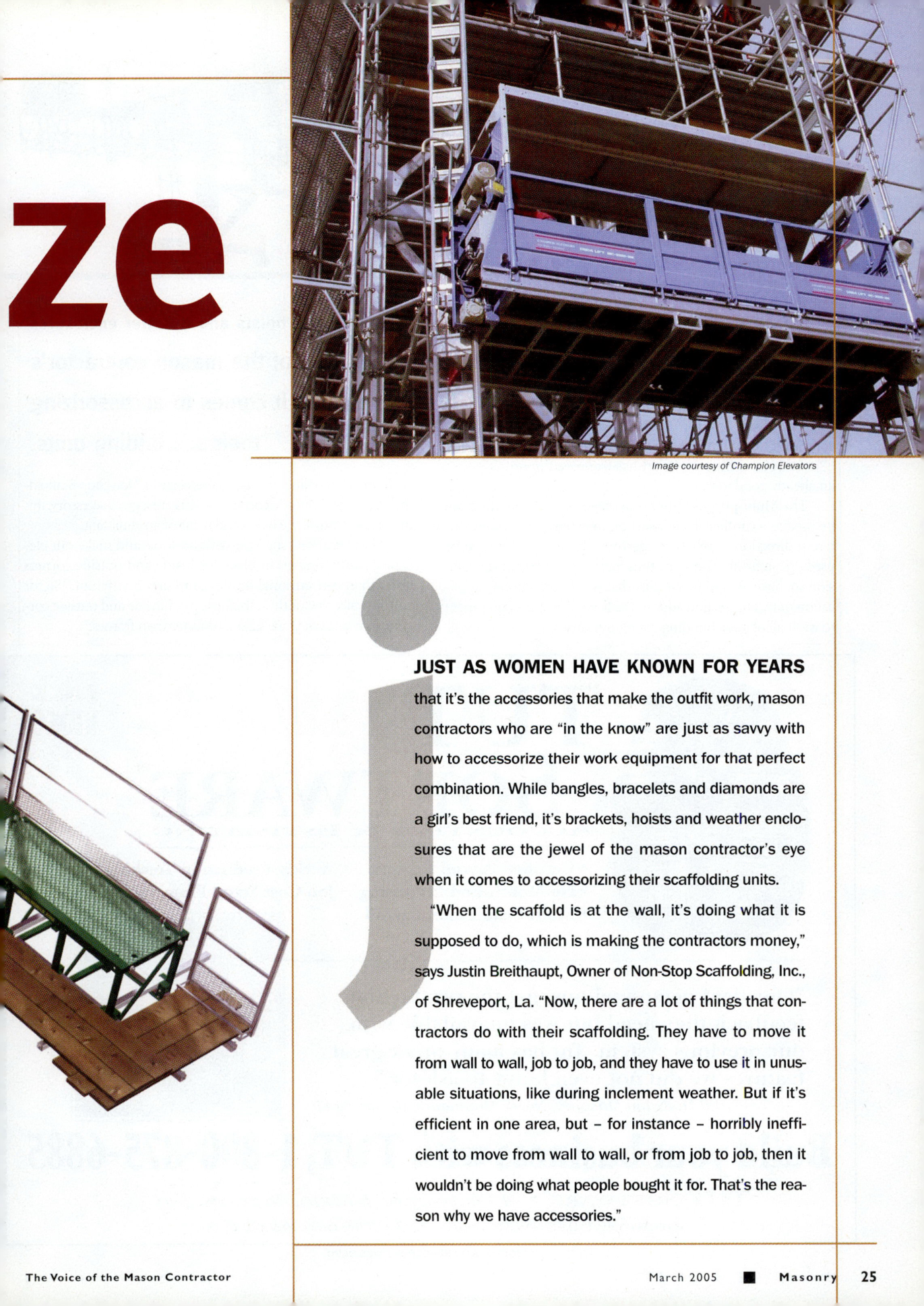 Masonry Magazine March 2005 Page. 27