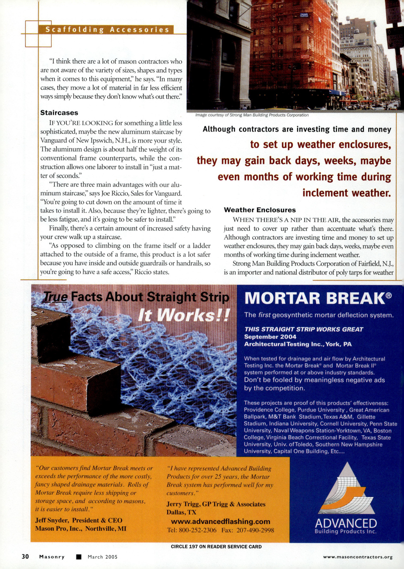 Masonry Magazine March 2005 Page. 32