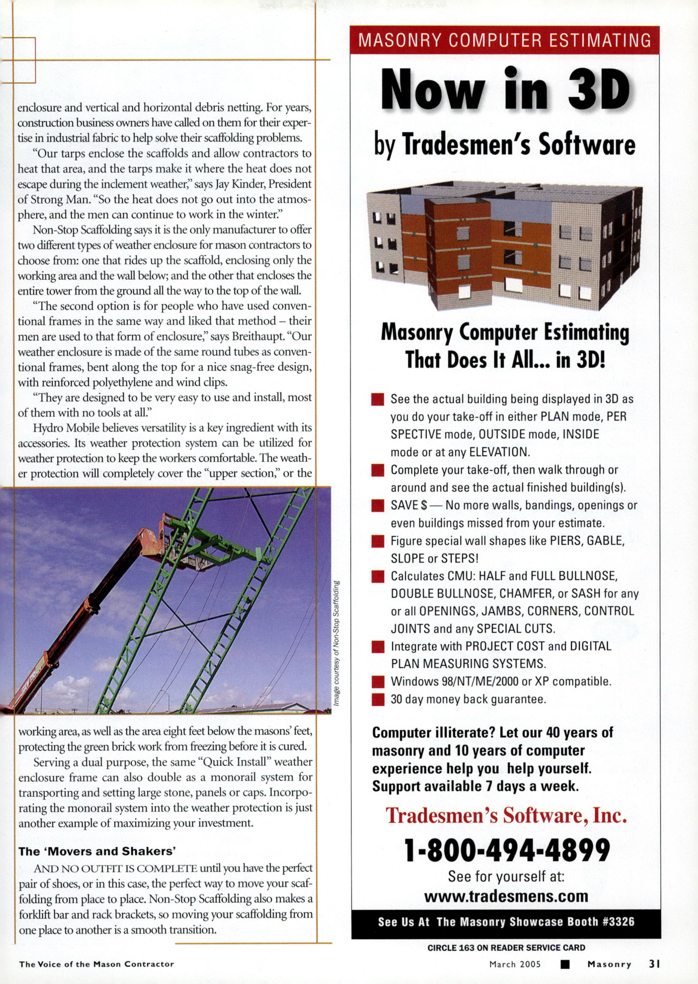 Masonry Magazine March 2005 Page. 33