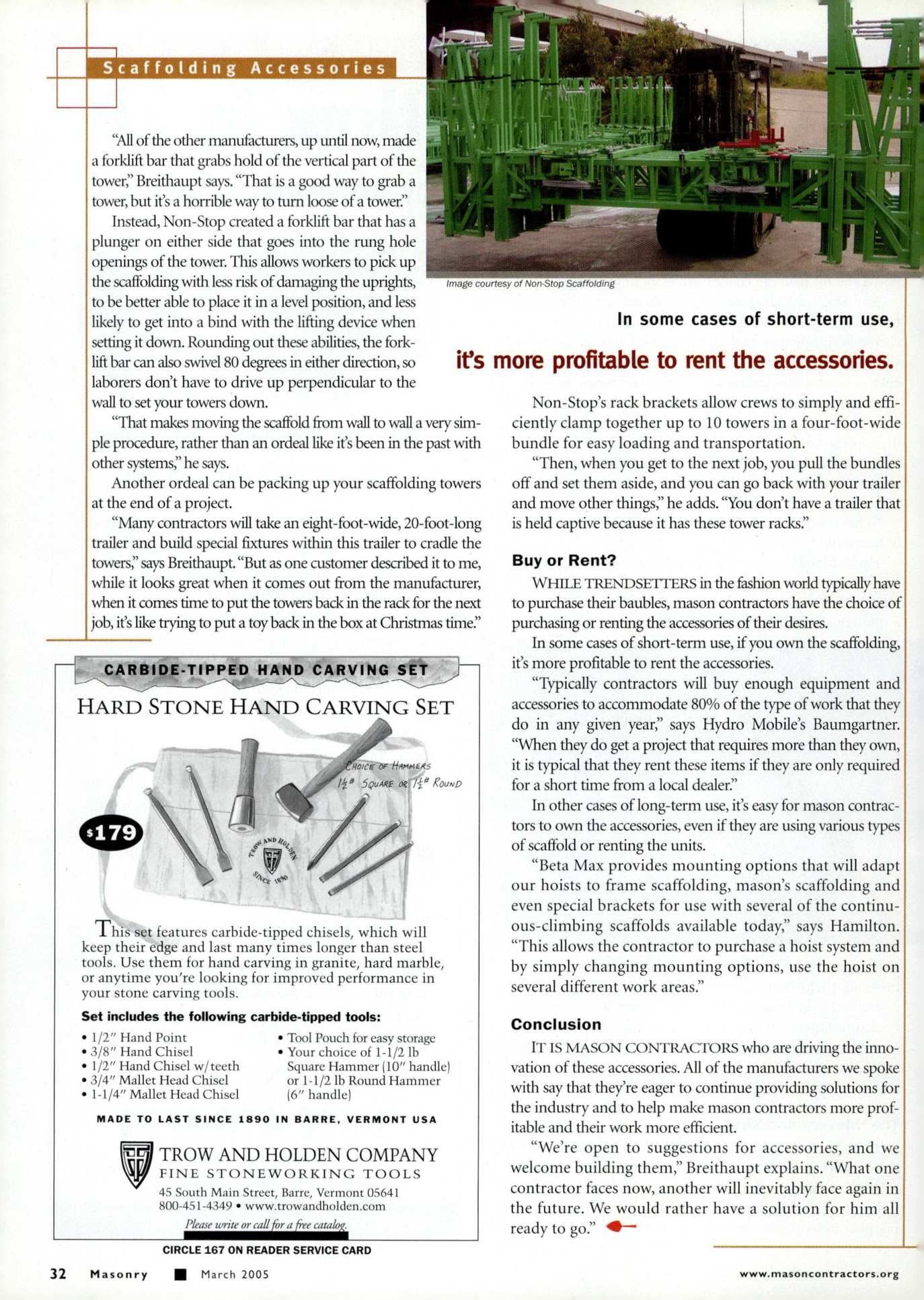 Masonry Magazine March 2005 Page. 34