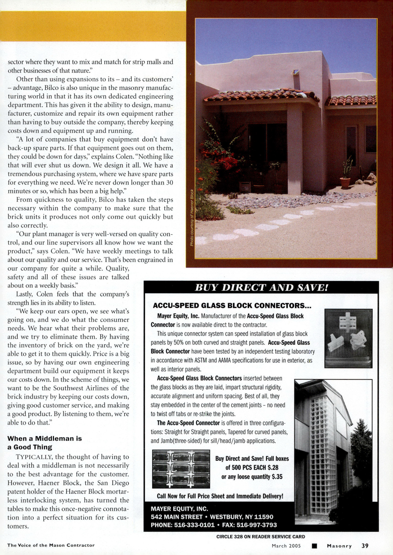 Masonry Magazine March 2005 Page. 41
