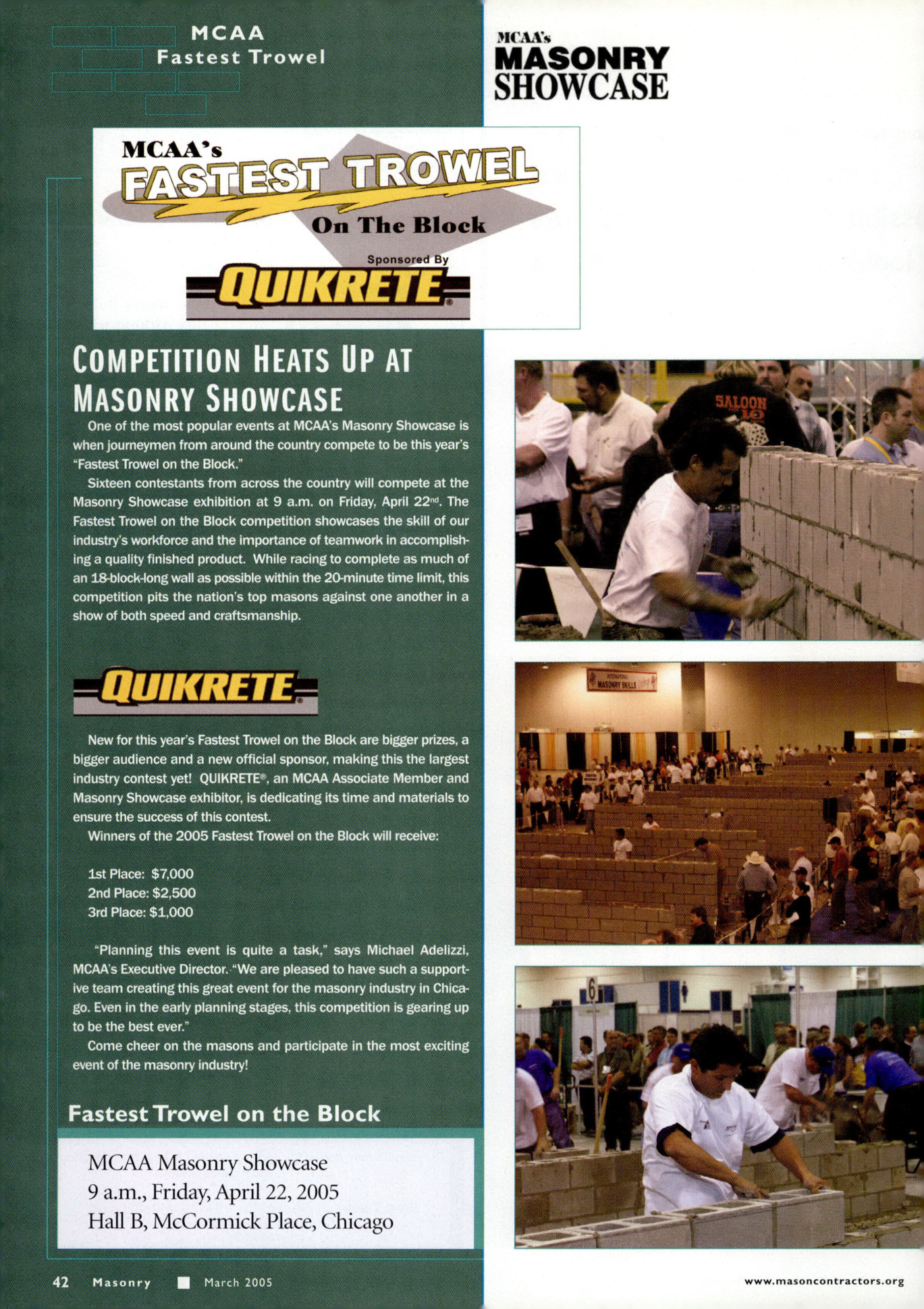 Masonry Magazine March 2005 Page. 44