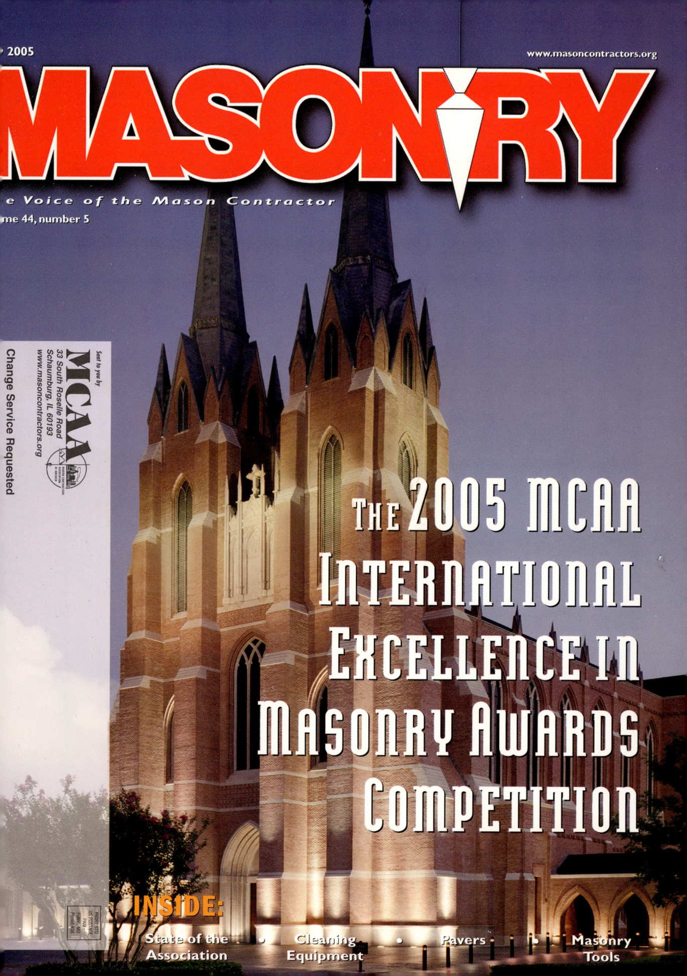 Masonry Magazine May 2005 Page. 1
