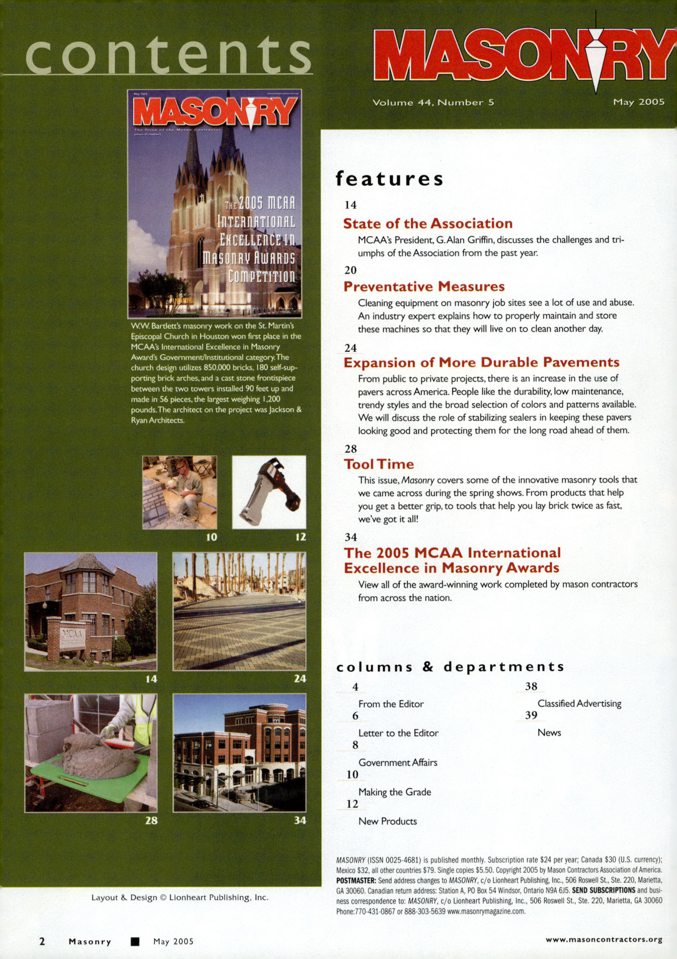 Masonry Magazine May 2005 Page. 4