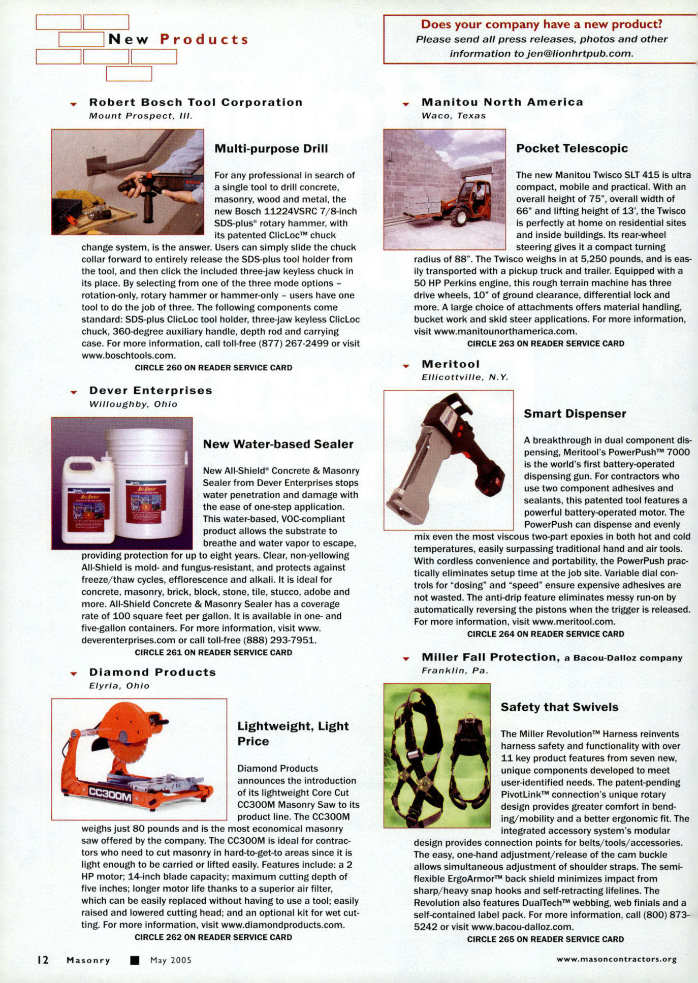 Masonry Magazine May 2005 Page. 14