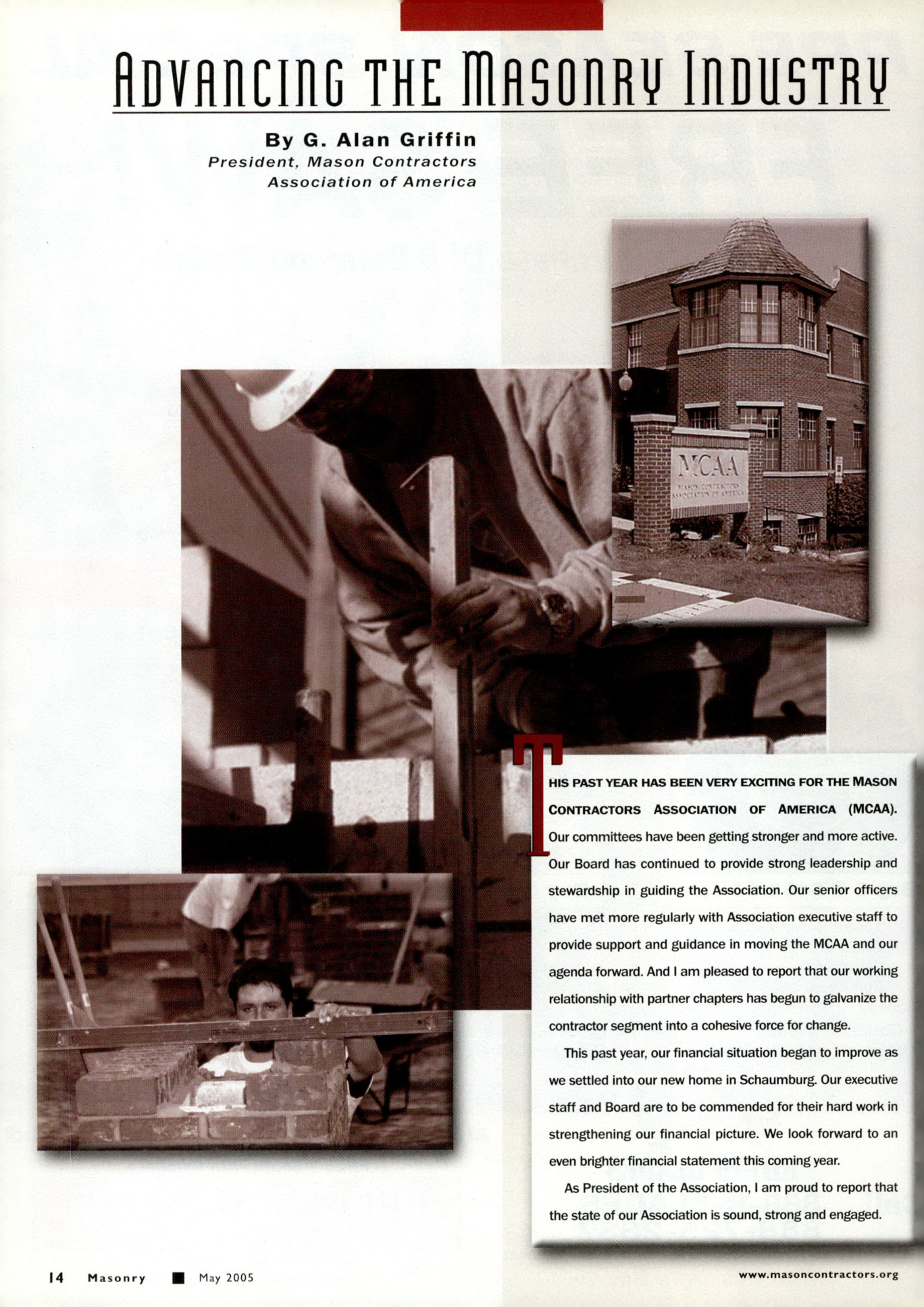 Masonry Magazine May 2005 Page. 16