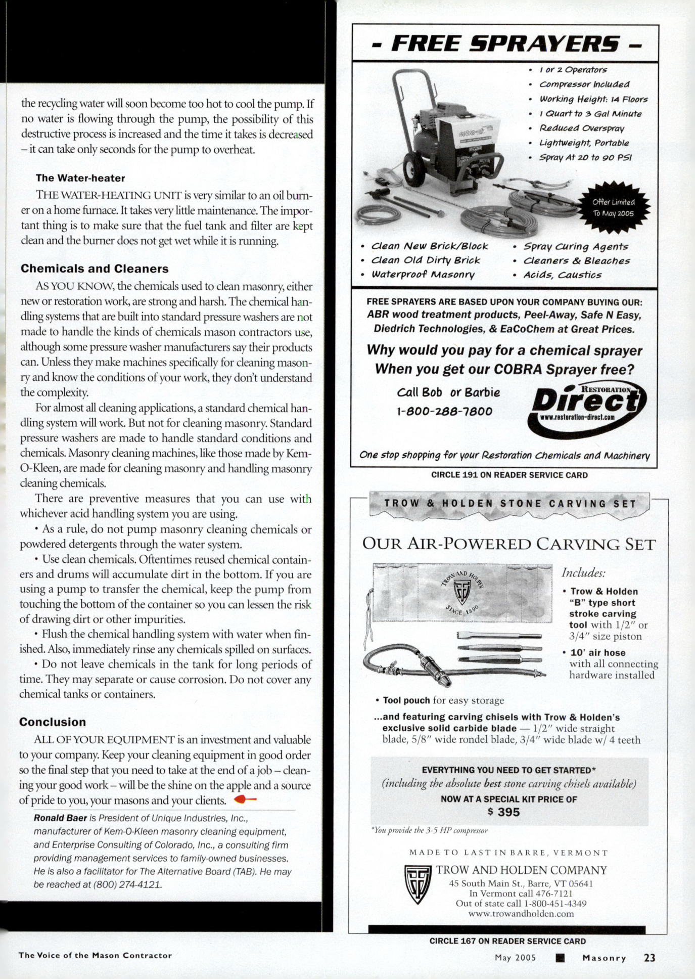 Masonry Magazine May 2005 Page. 25
