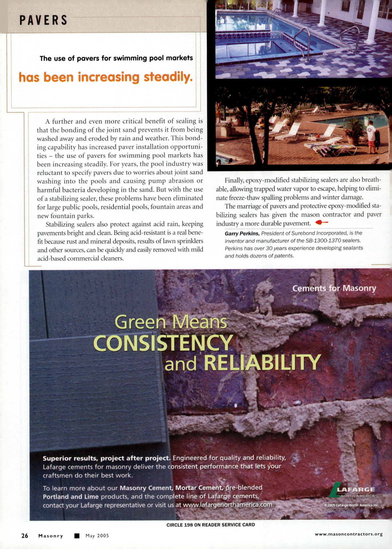 Masonry Magazine May 2005 Page. 28