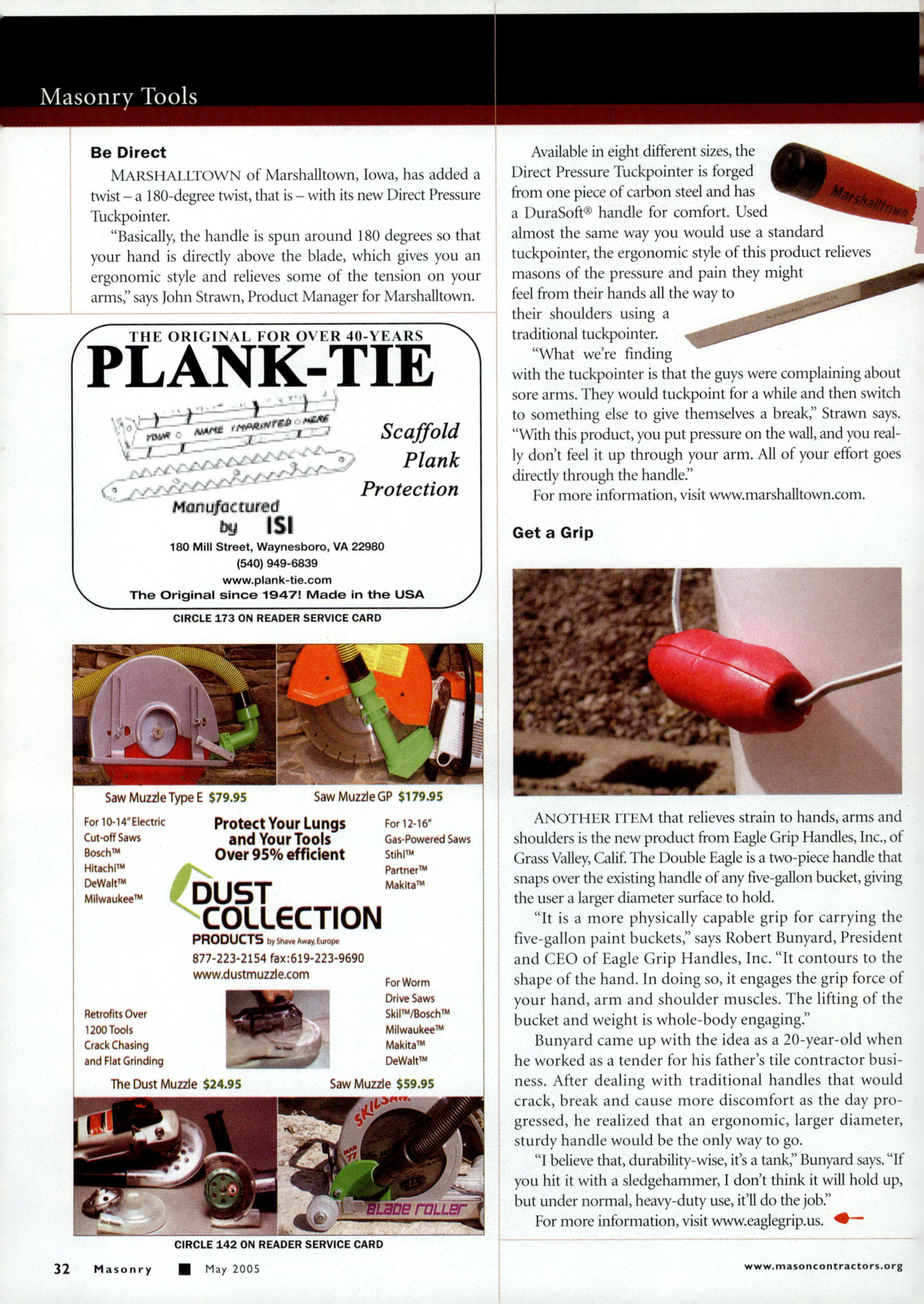 Masonry Magazine May 2005 Page. 34
