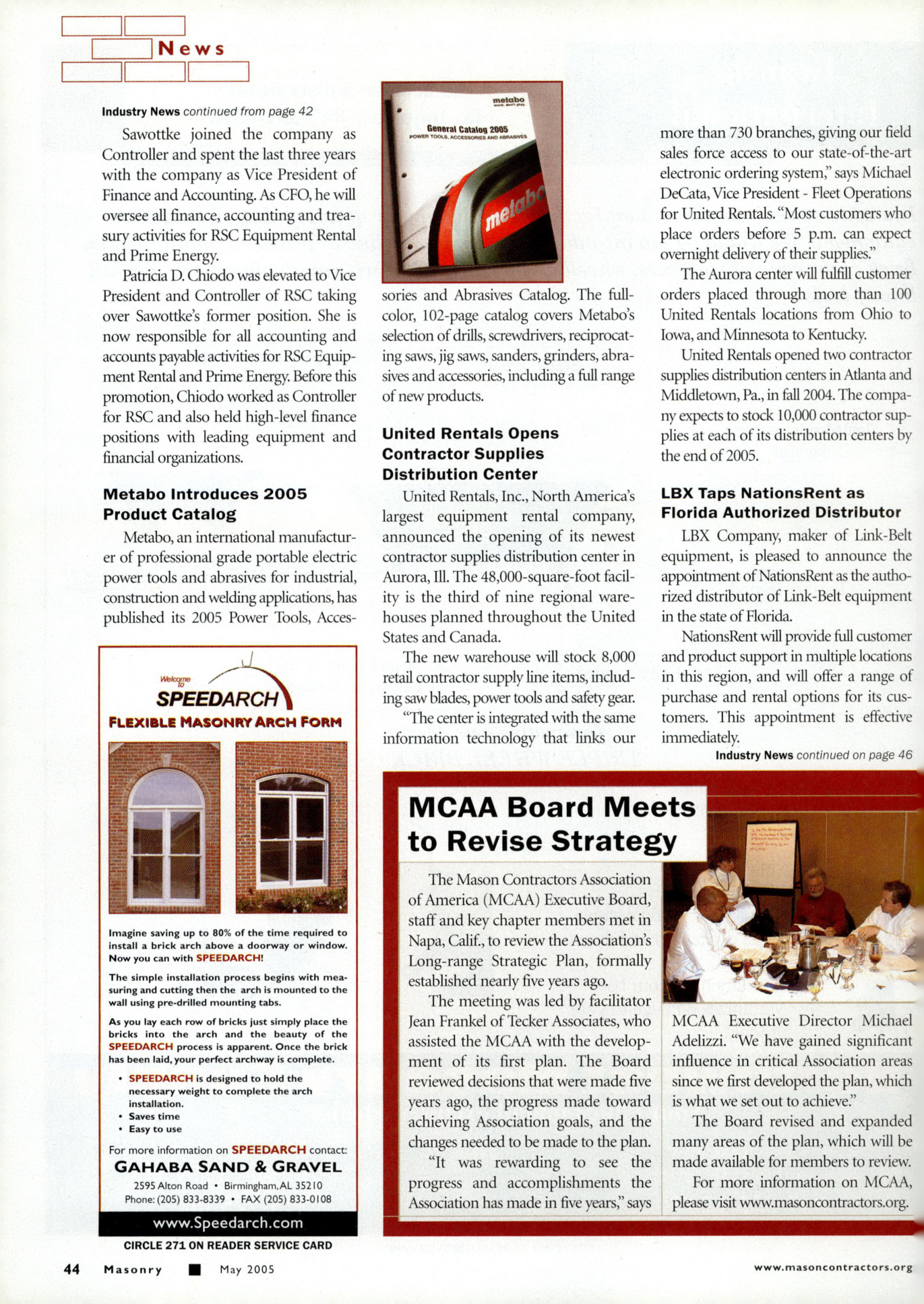 Masonry Magazine May 2005 Page. 46