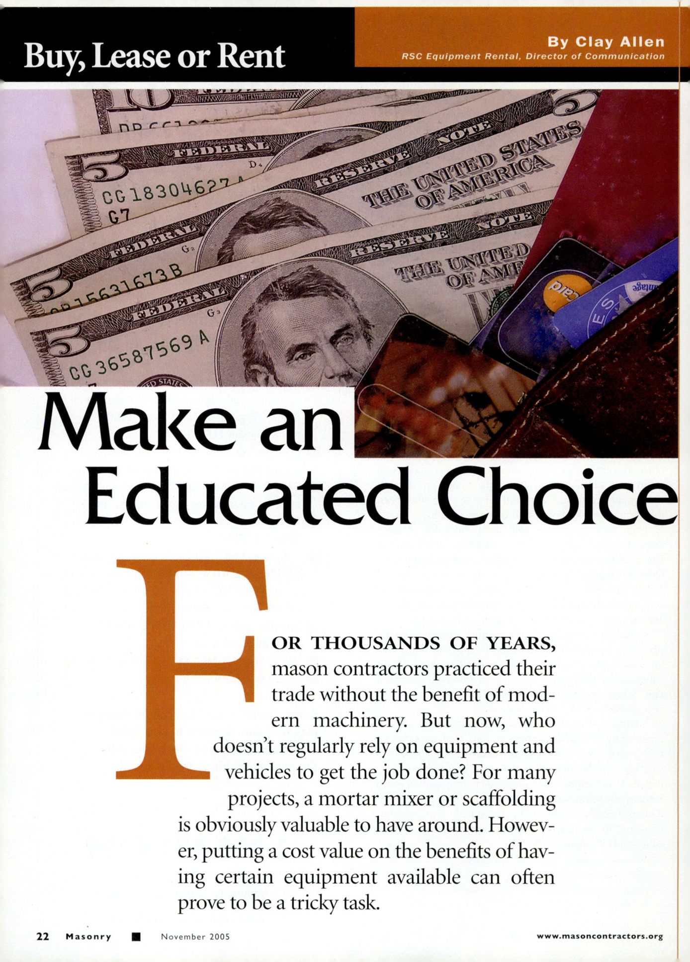 Masonry Magazine November 2005 Page. 24