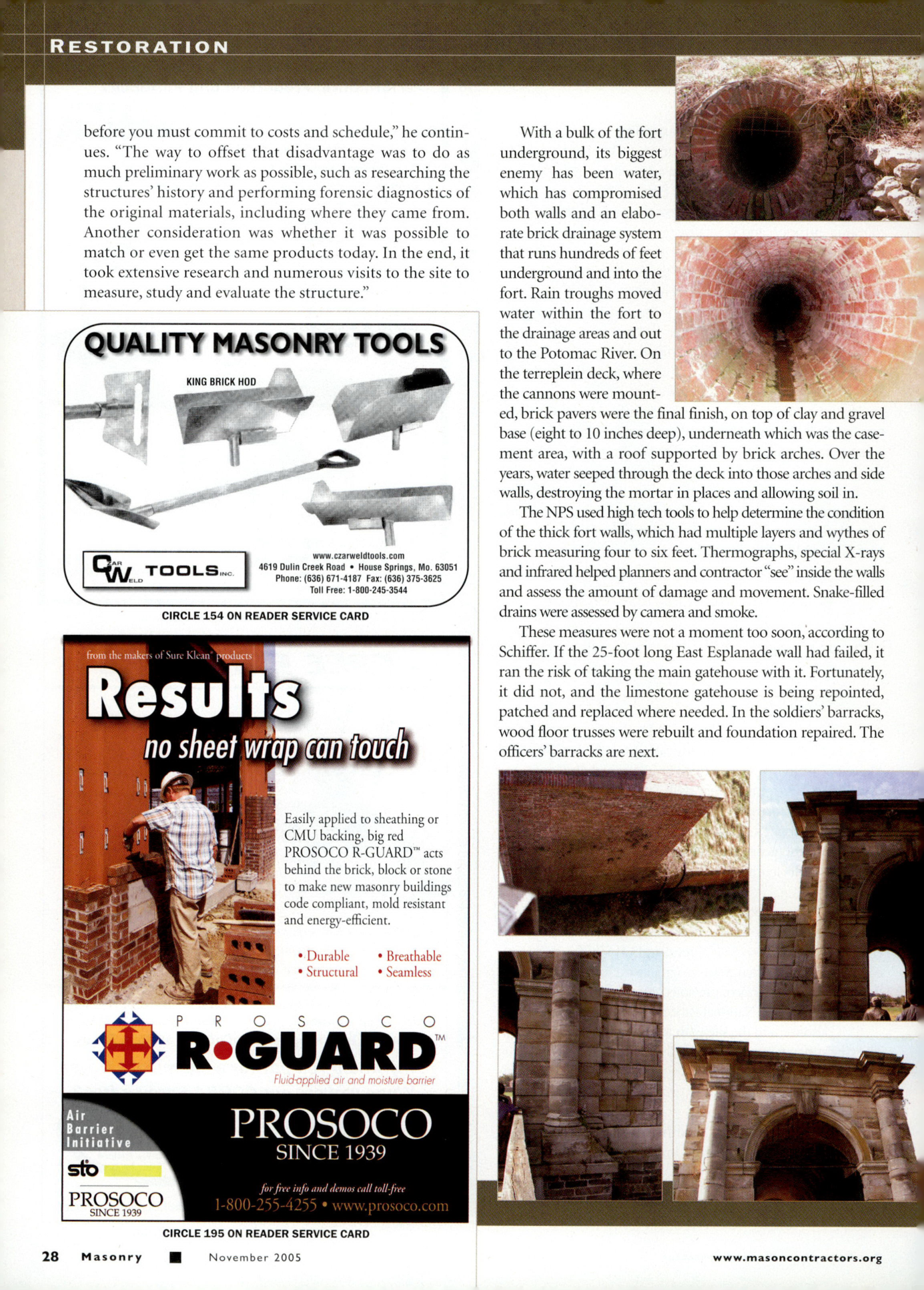 Masonry Magazine November 2005 Page. 30