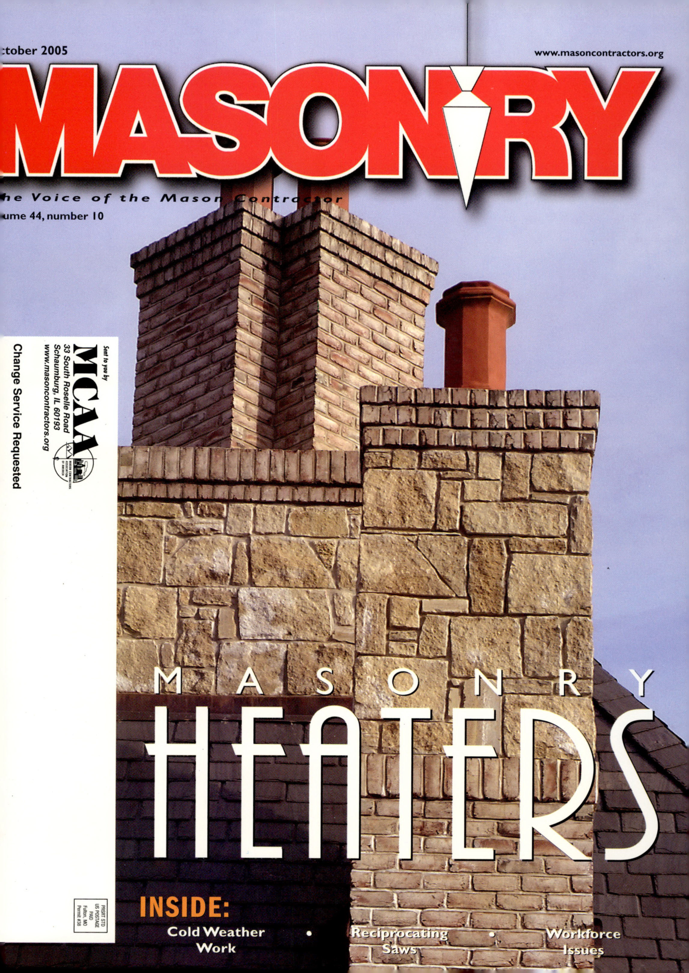 Masonry Magazine October 2005 Page. 1
