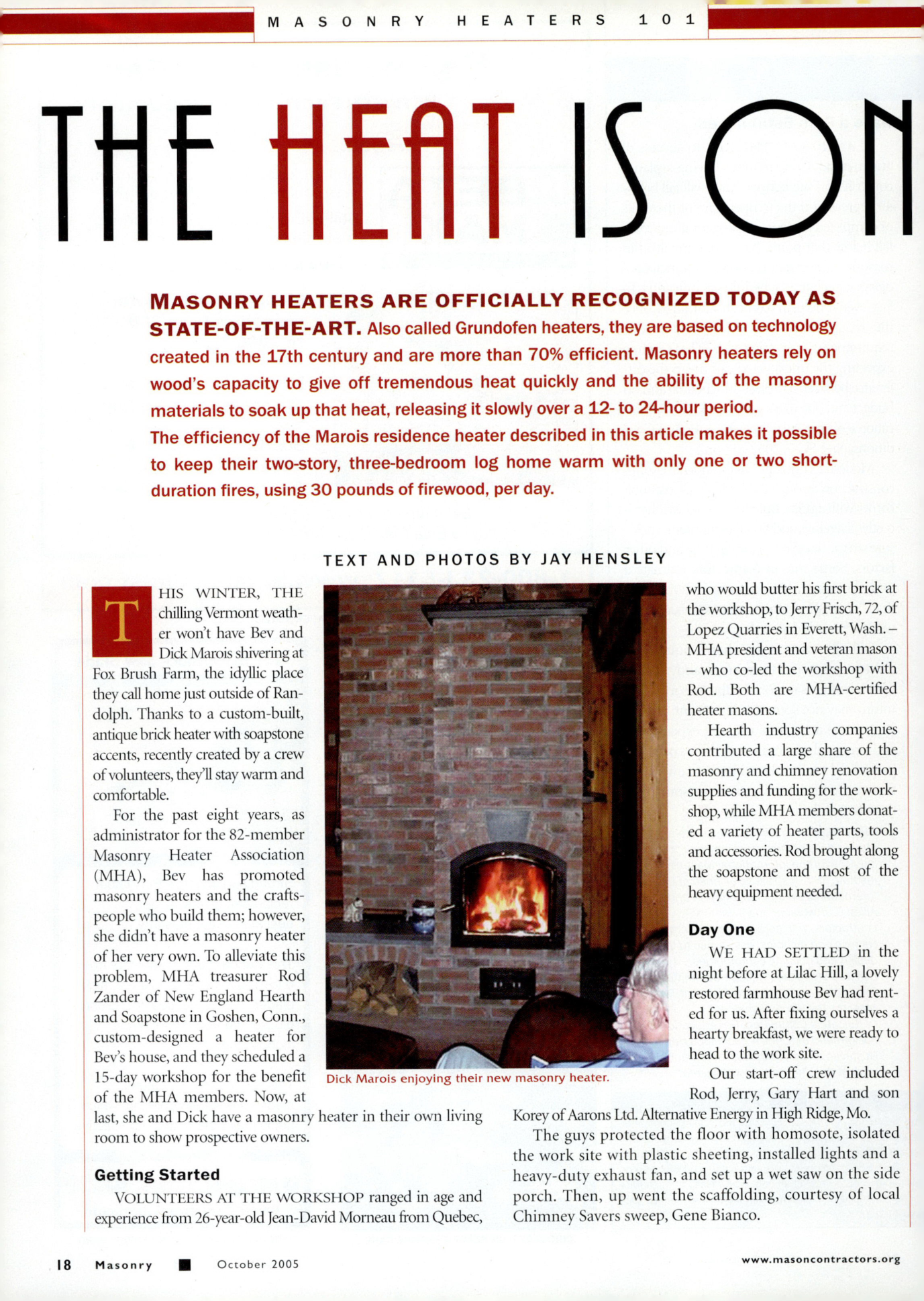Masonry Magazine October 2005 Page. 20