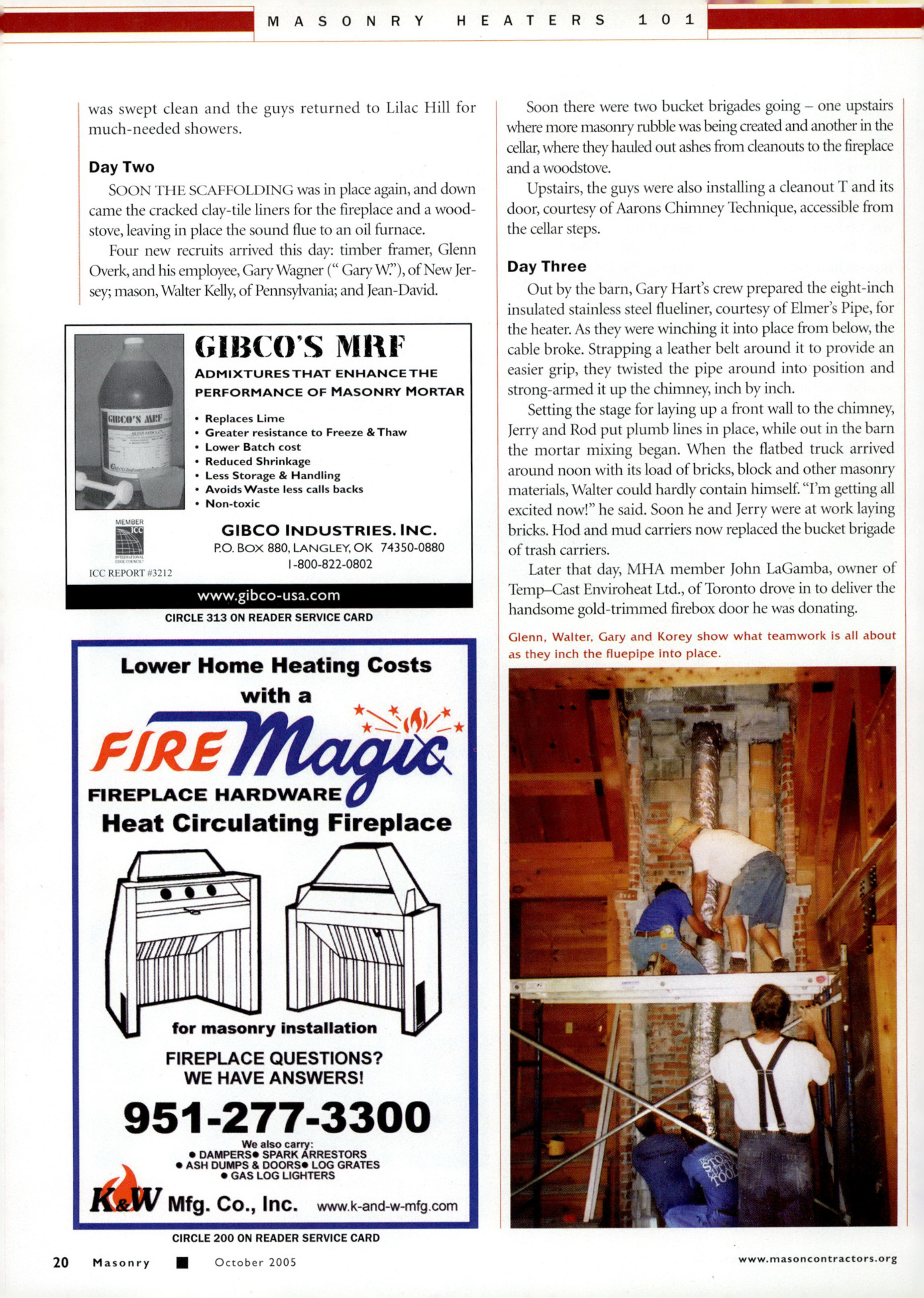 Masonry Magazine October 2005 Page. 22