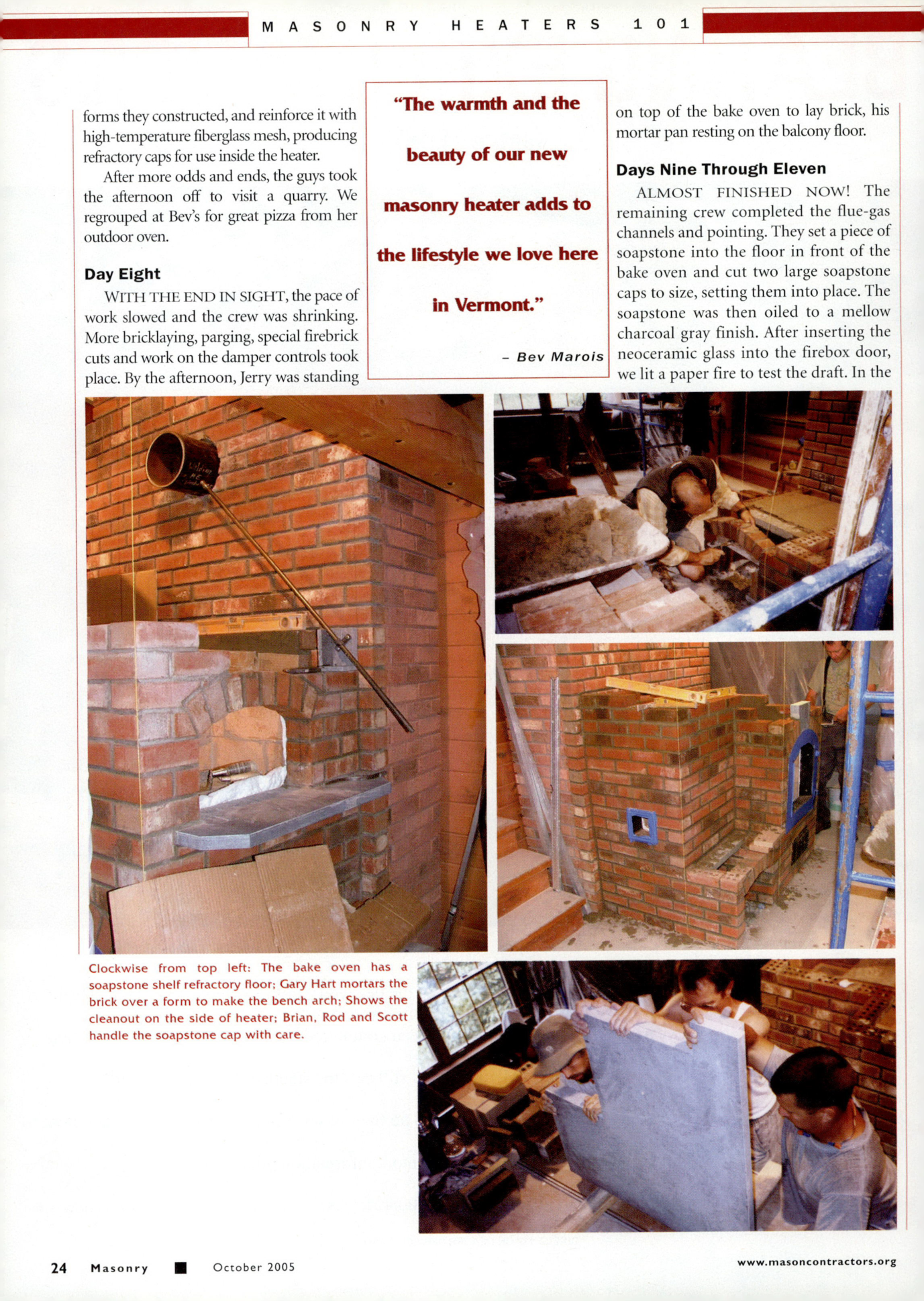 Masonry Magazine October 2005 Page. 26