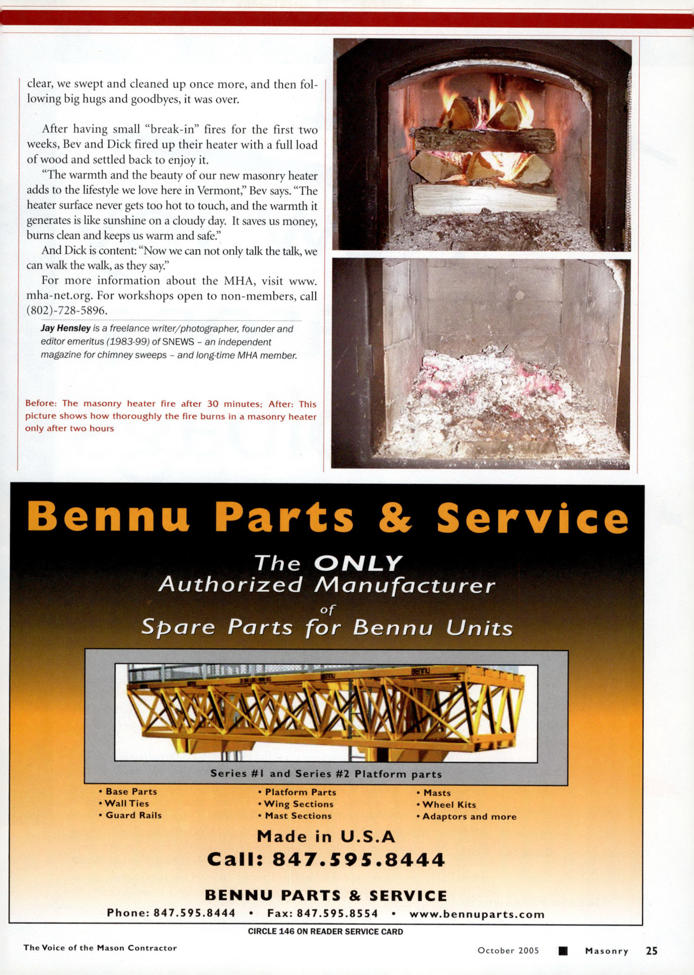 Masonry Magazine October 2005 Page. 27