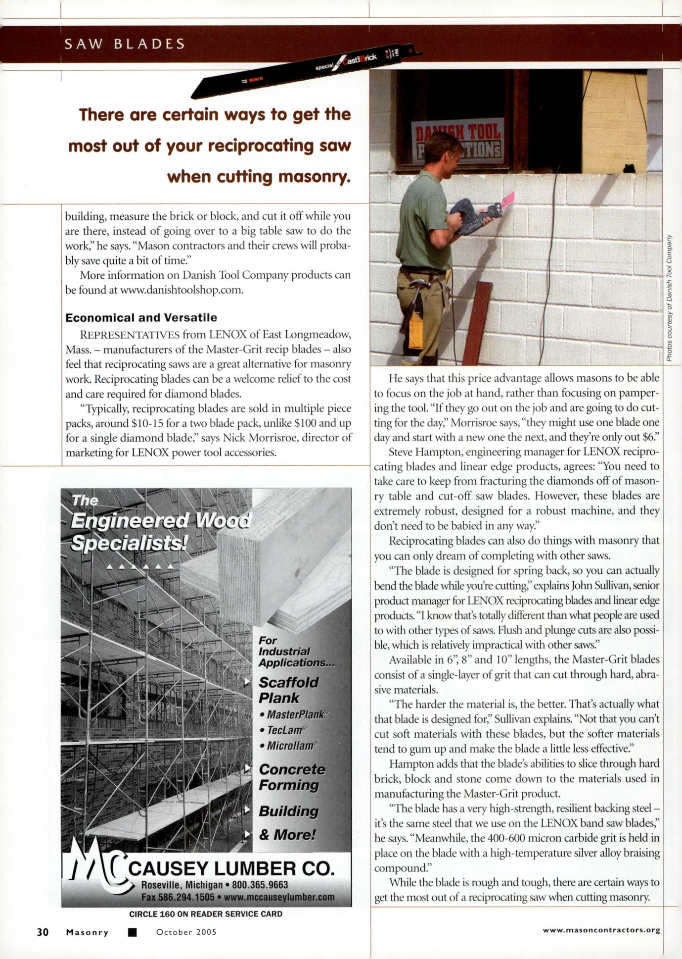 Masonry Magazine October 2005 Page. 32