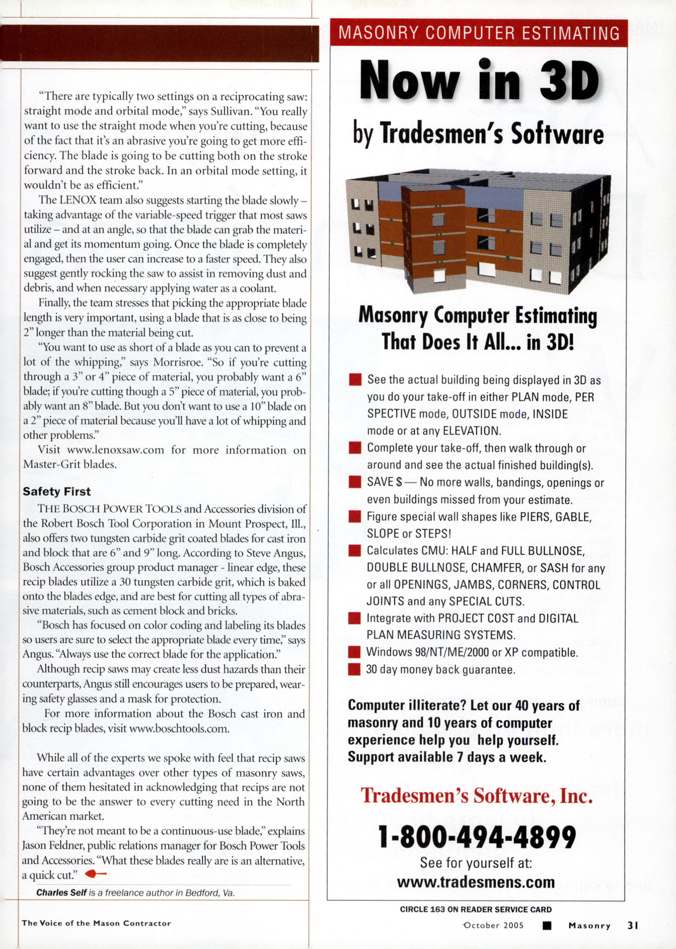 Masonry Magazine October 2005 Page. 33