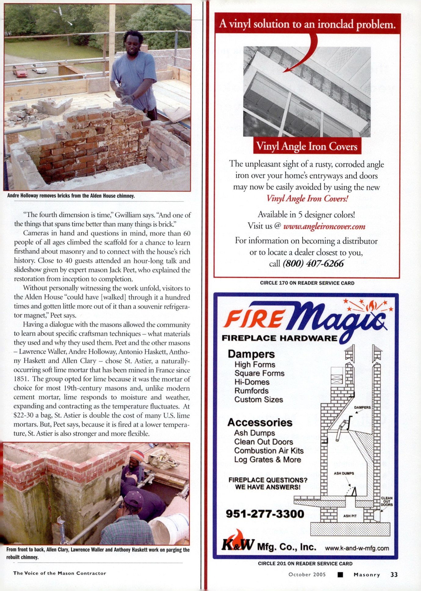 Masonry Magazine October 2005 Page. 35