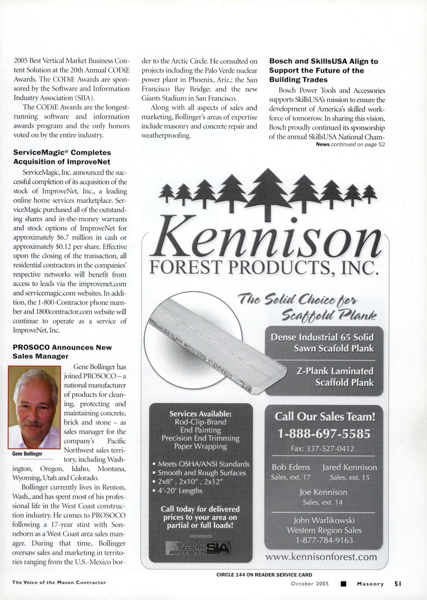Masonry Magazine October 2005 Page. 53
