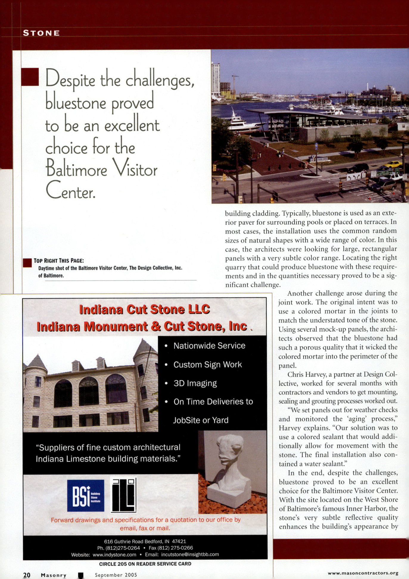Masonry Magazine September 2005 Page. 22
