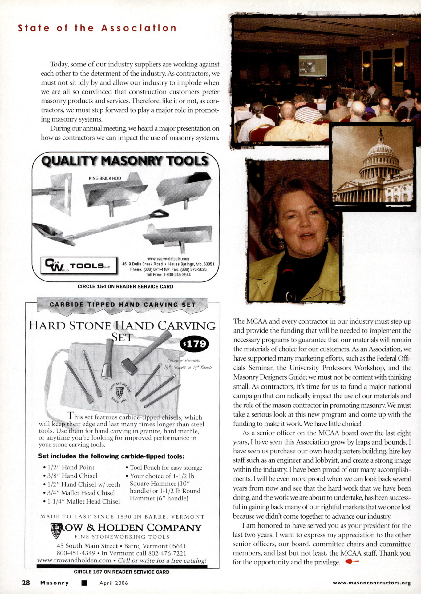 Masonry Magazine April 2006 Page. 30