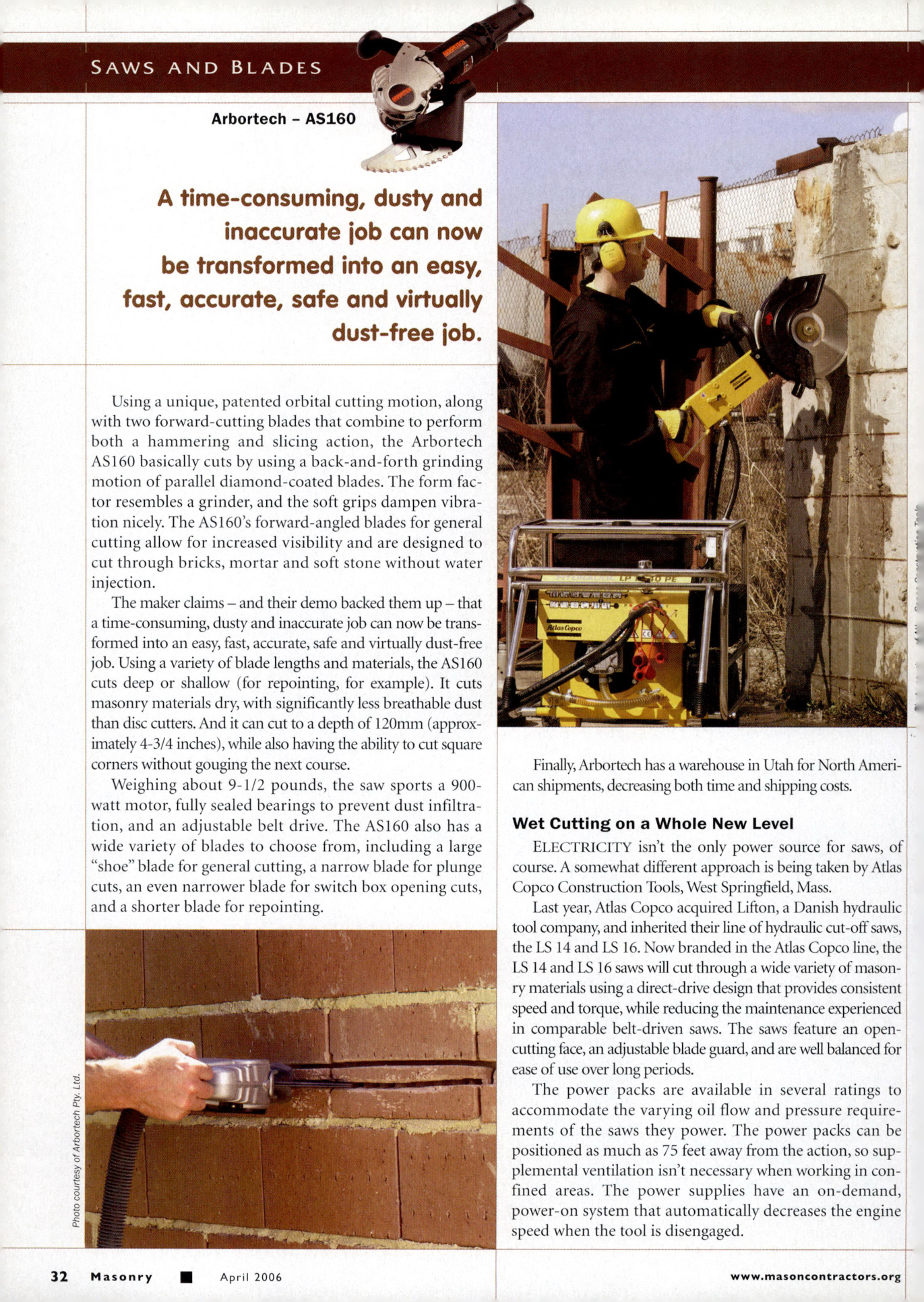 Masonry Magazine April 2006 Page. 34