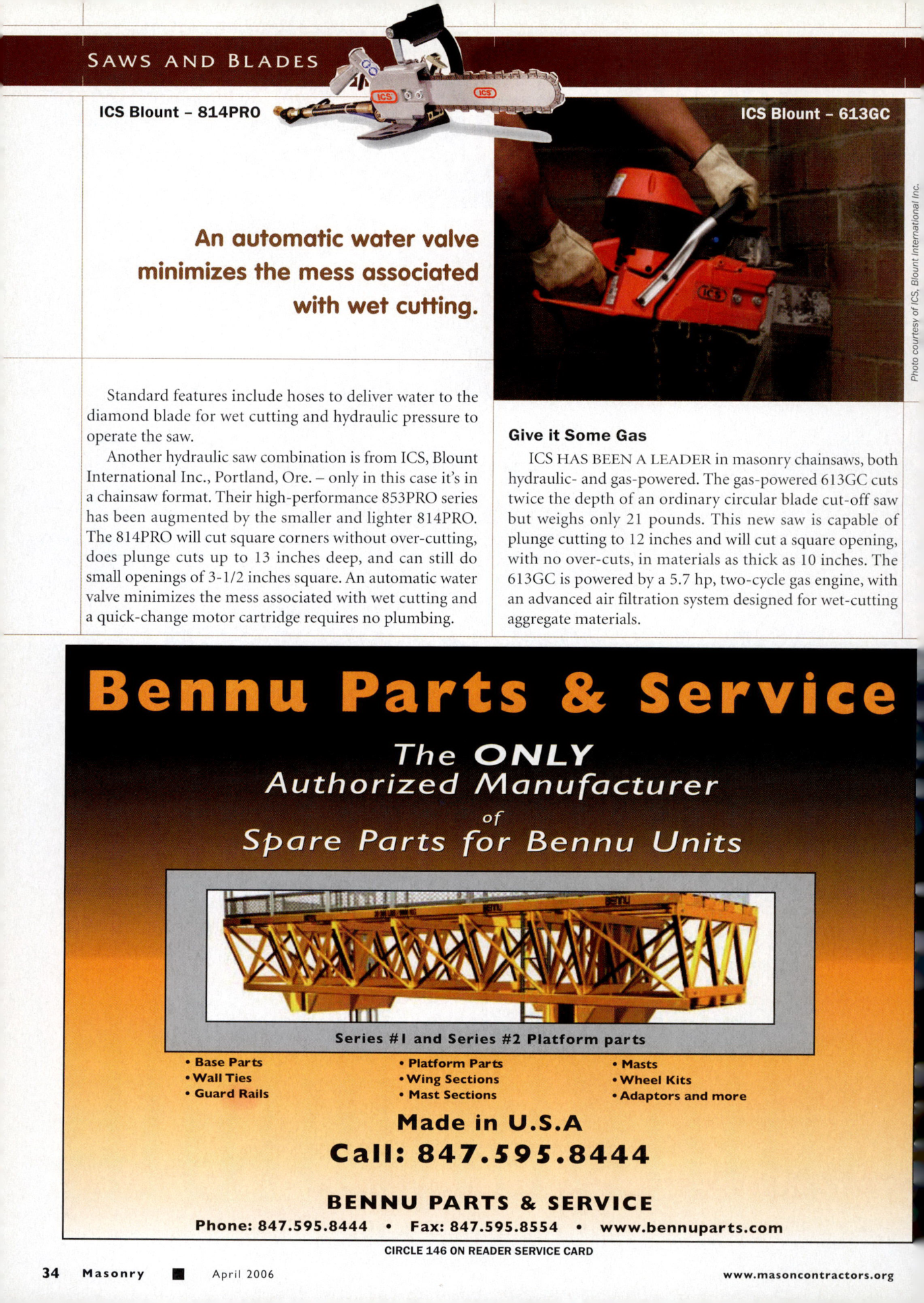 Masonry Magazine April 2006 Page. 36