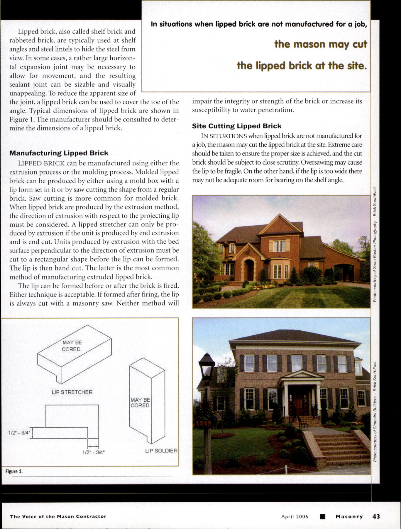 Masonry Magazine April 2006 Page. 45