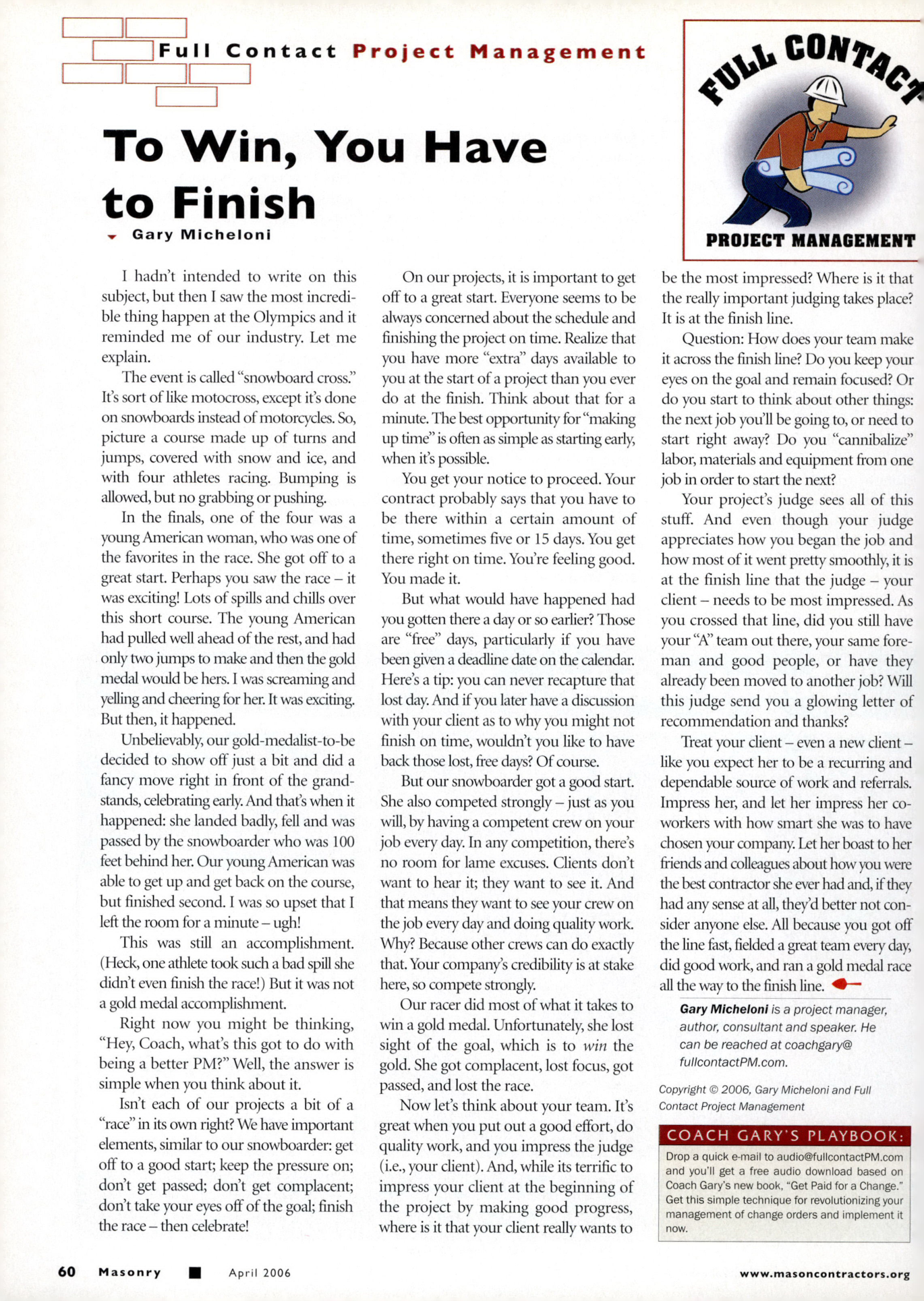 Masonry Magazine April 2006 Page. 62