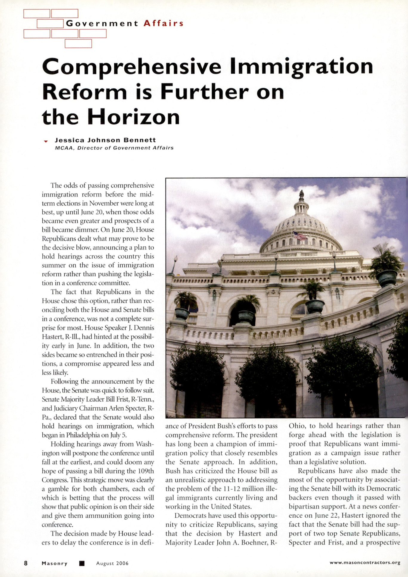 Masonry Magazine August 2006 Page. 10