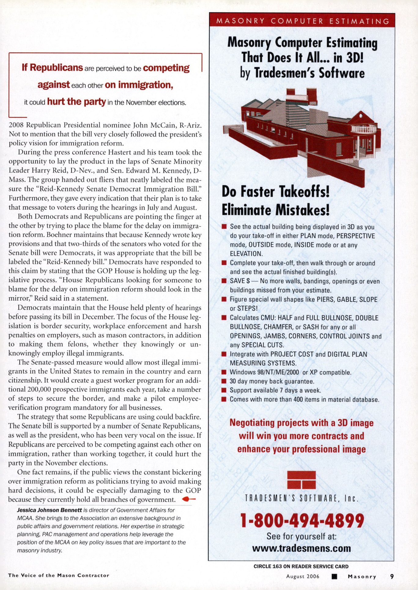 Masonry Magazine August 2006 Page. 11