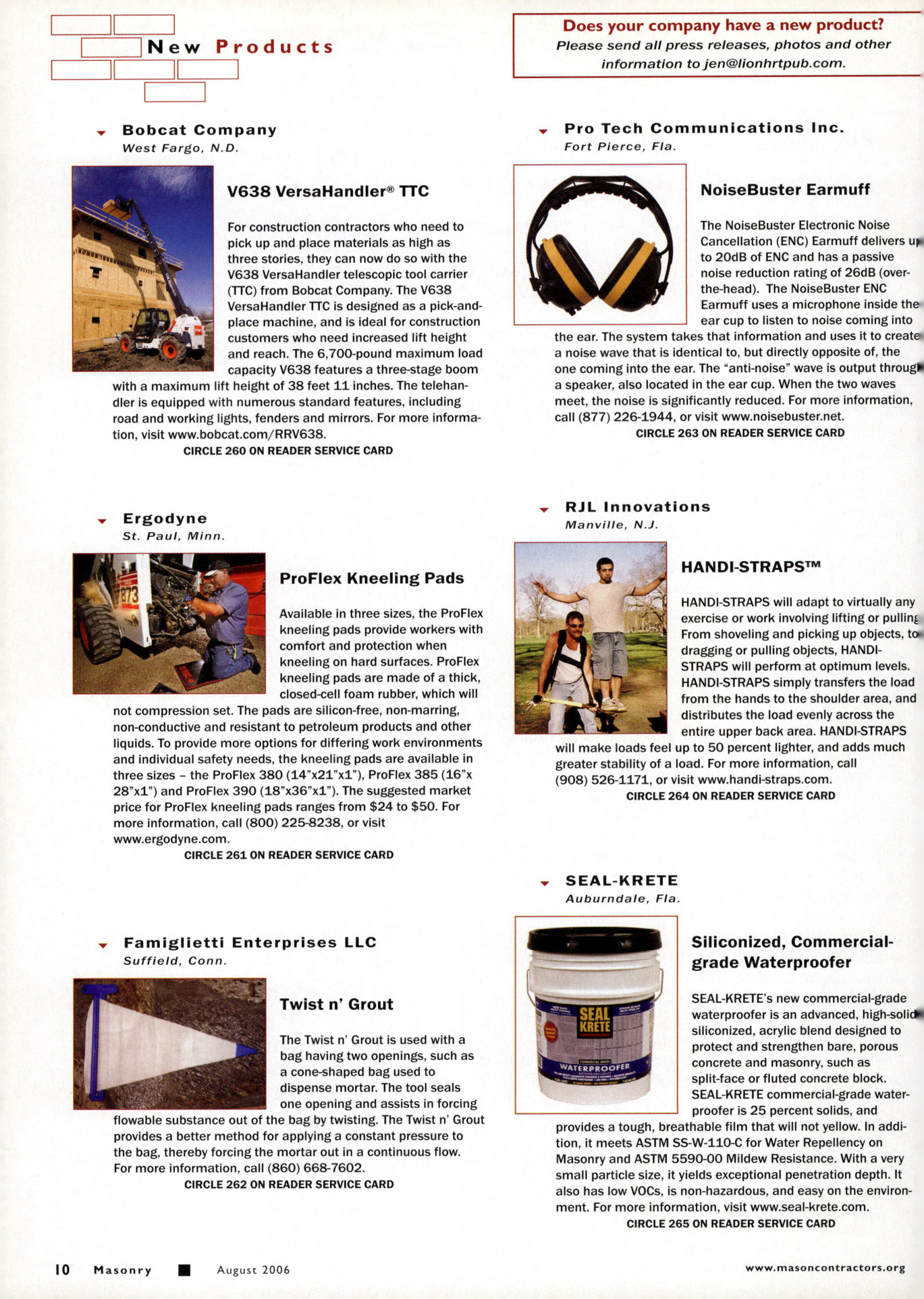 Masonry Magazine August 2006 Page. 12