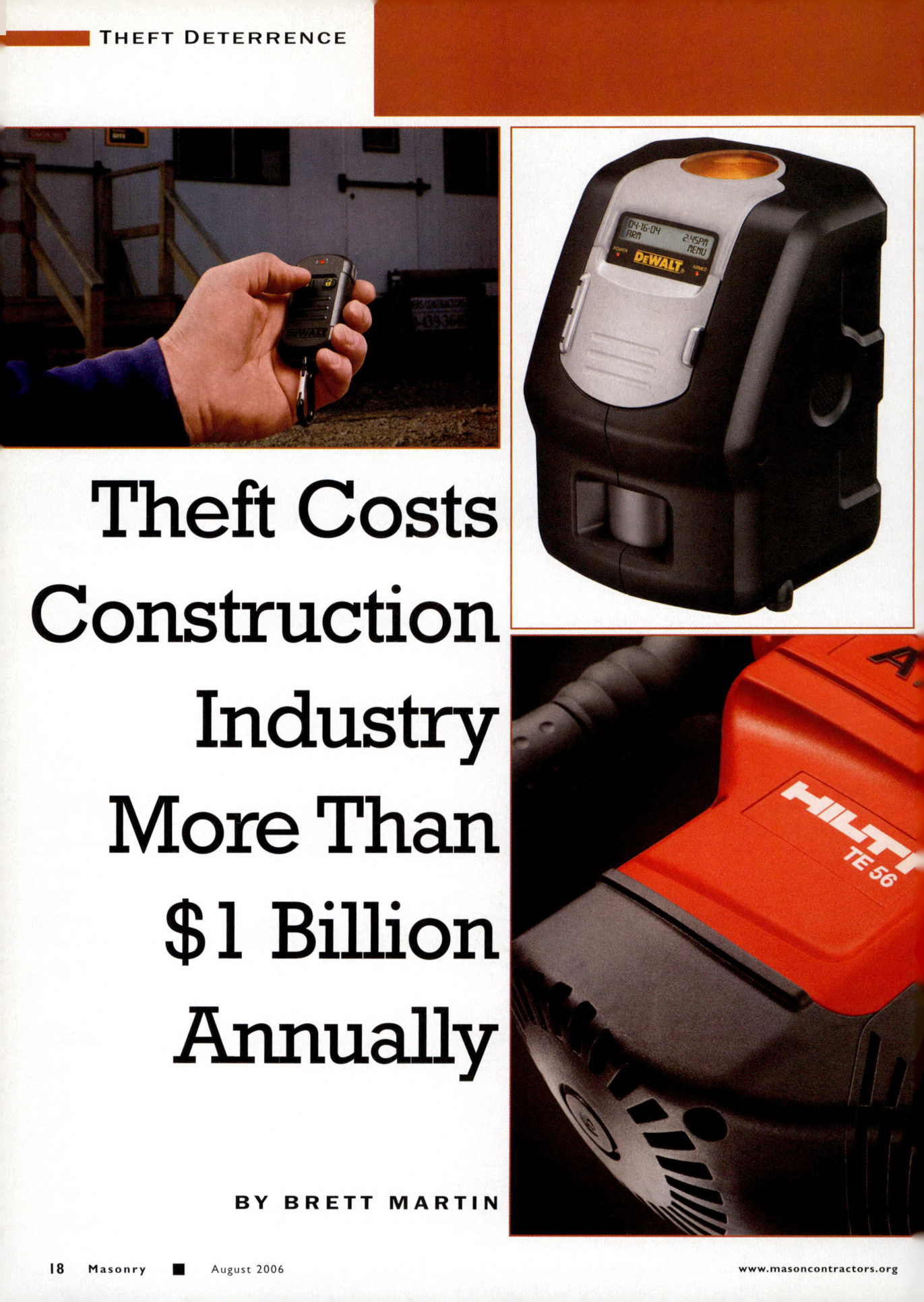 Masonry Magazine August 2006 Page. 20