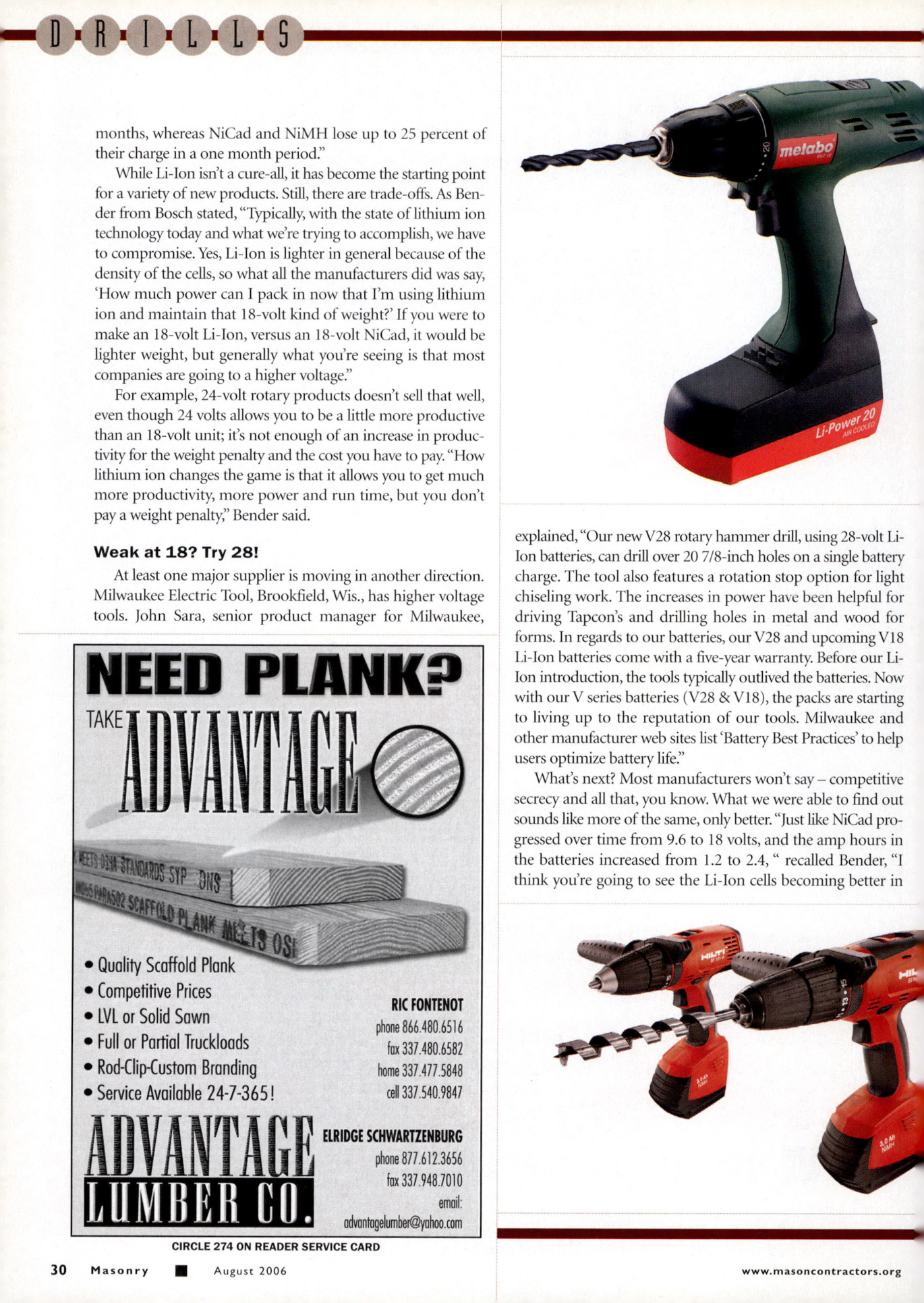 Masonry Magazine August 2006 Page. 32