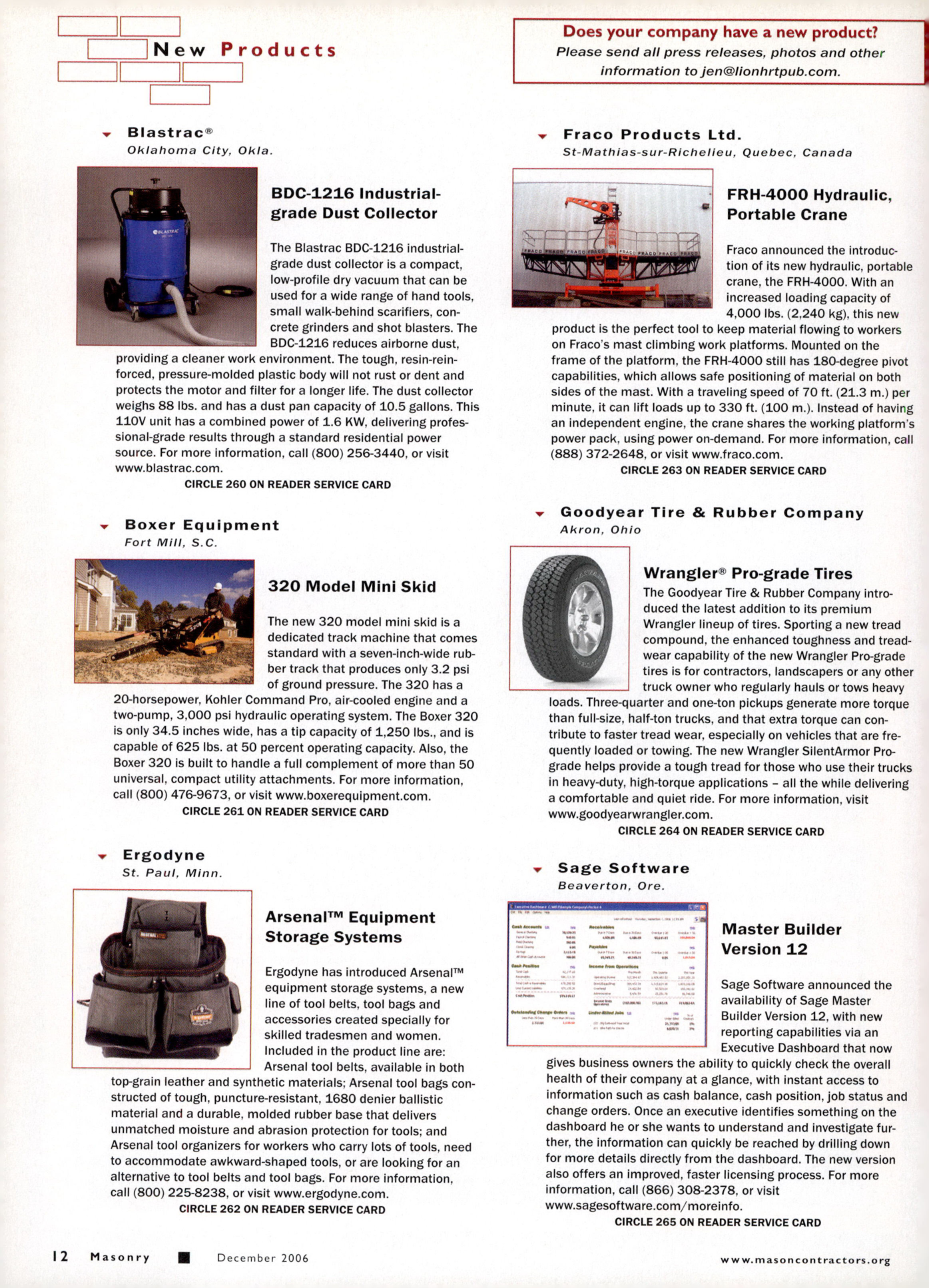 Masonry Magazine December 2006 Page. 14