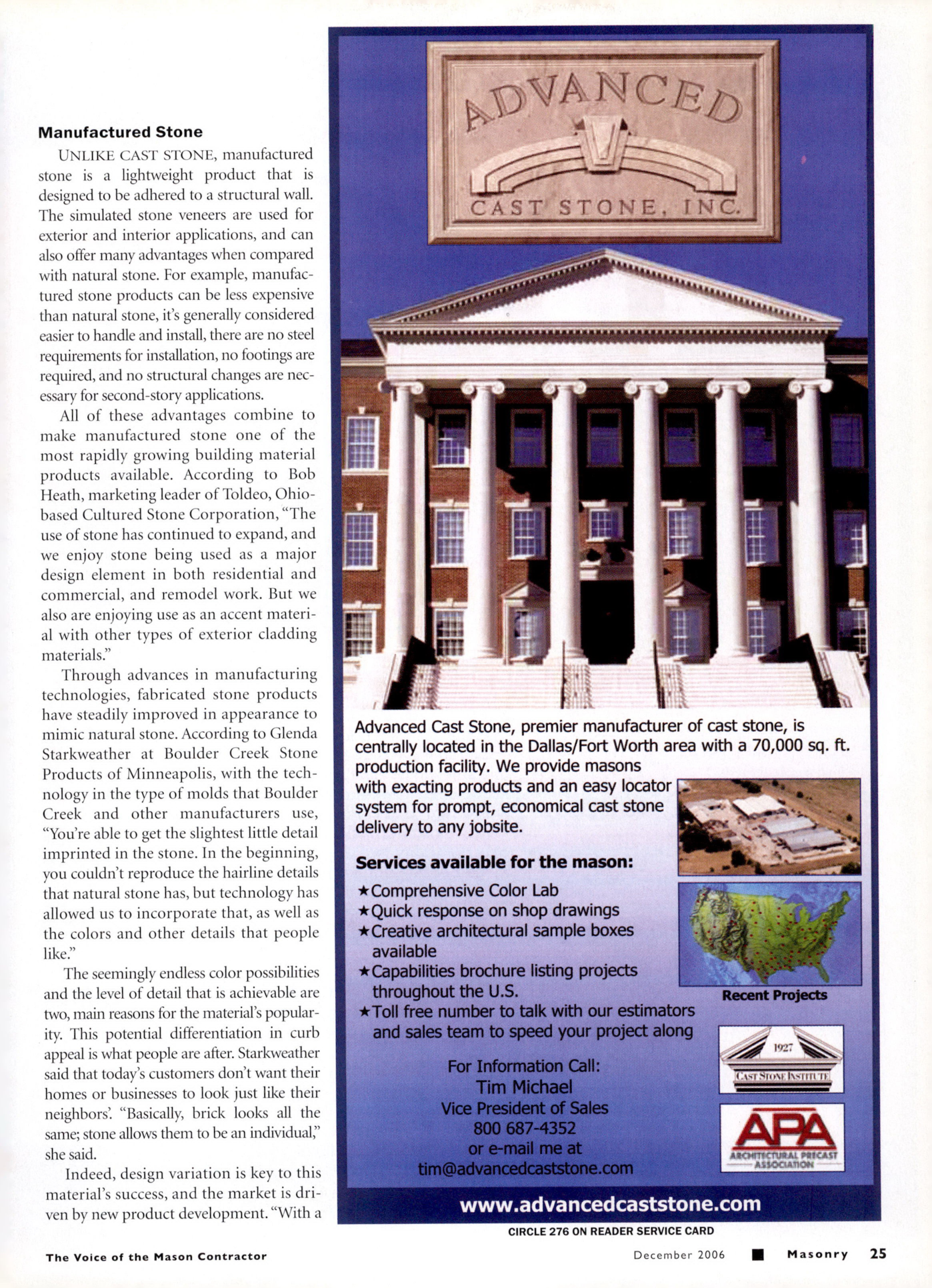 Masonry Magazine December 2006 Page. 27