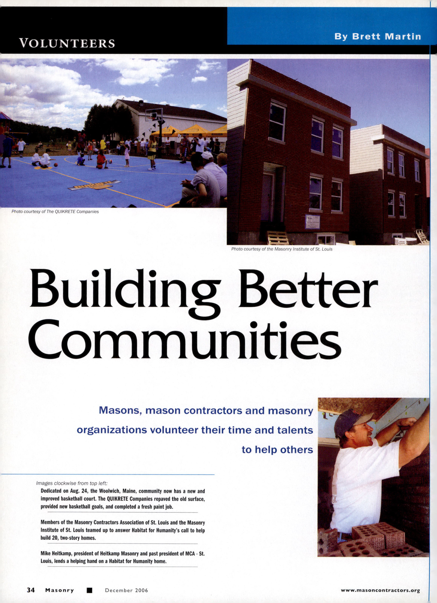 Masonry Magazine December 2006 Page. 36