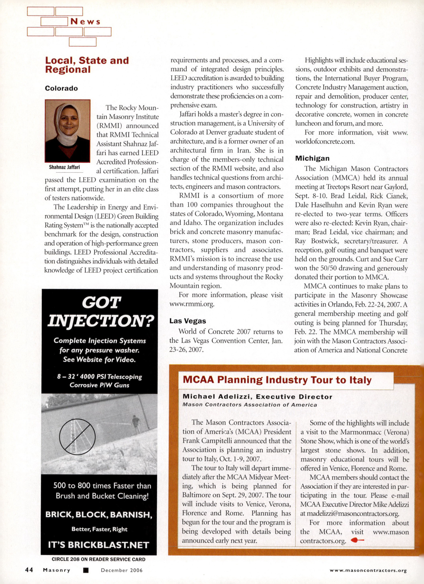 Masonry Magazine December 2006 Page. 46