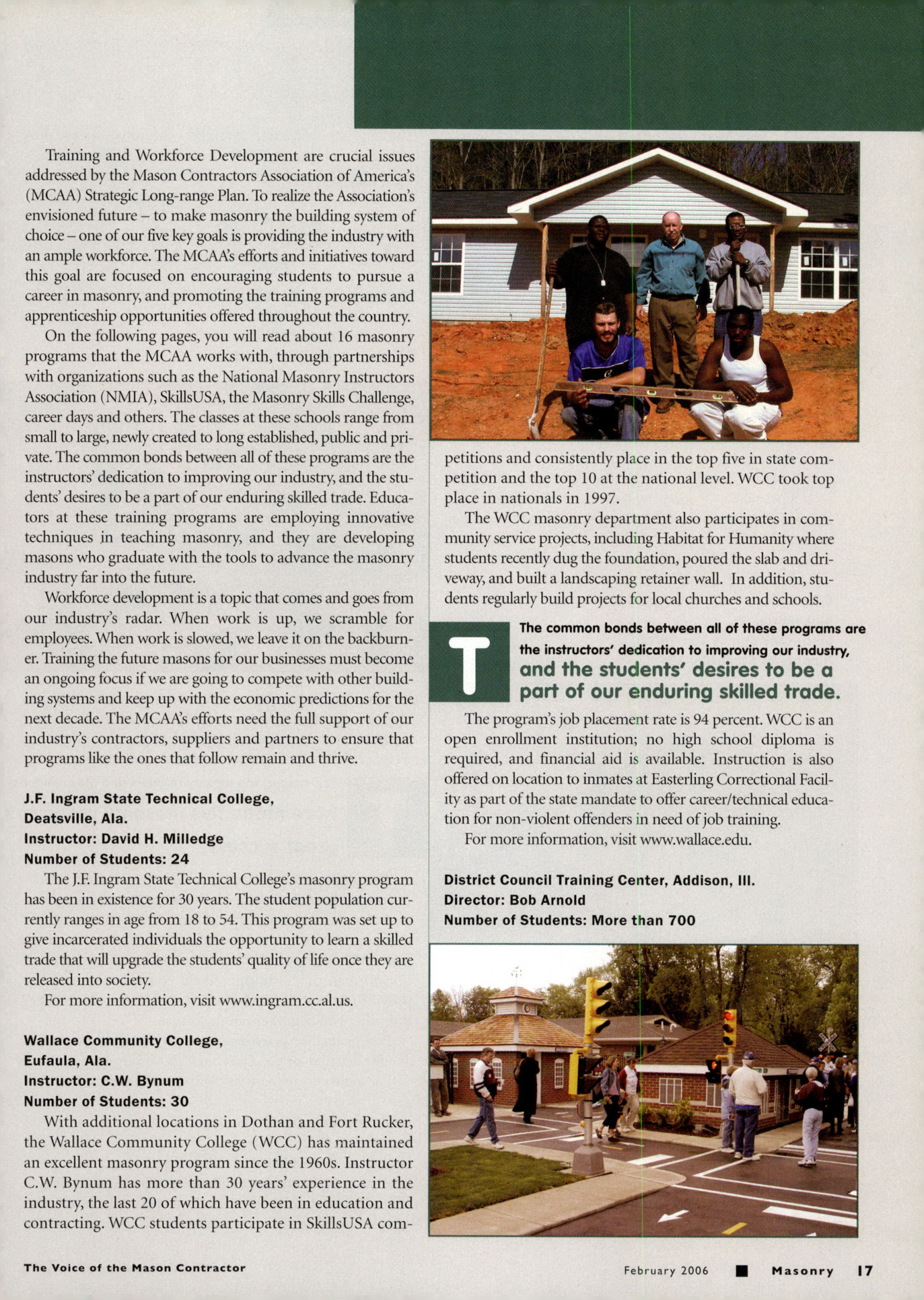 Masonry Magazine February 2006 Page. 19