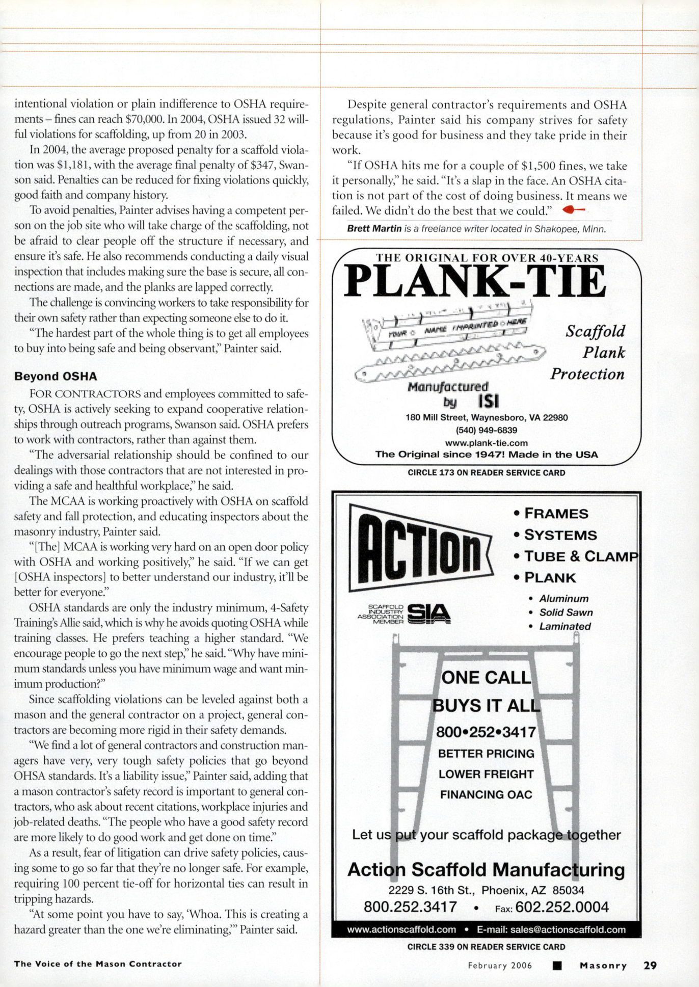 Masonry Magazine February 2006 Page. 31