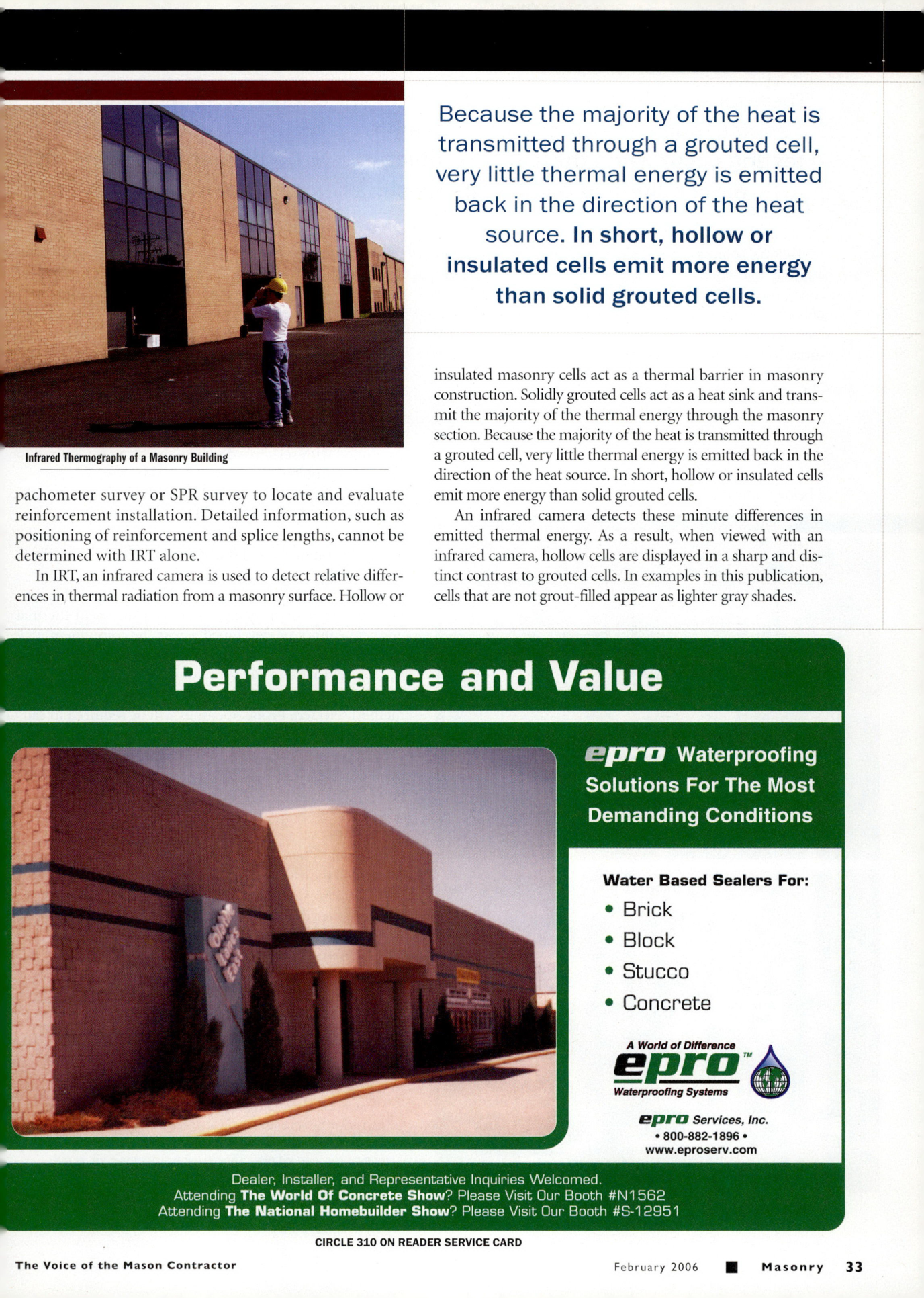 Masonry Magazine February 2006 Page. 35