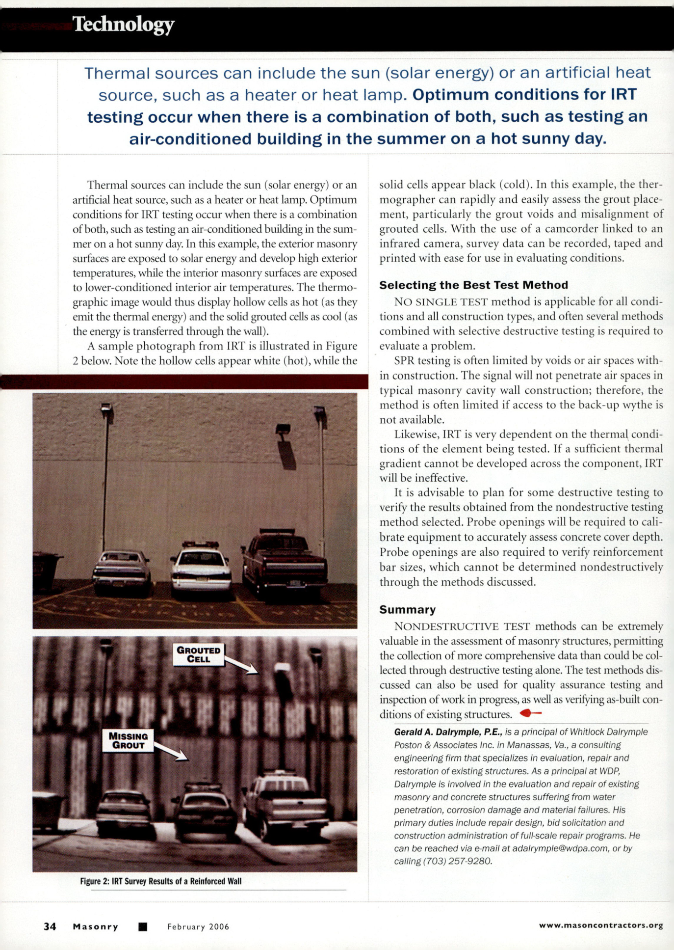 Masonry Magazine February 2006 Page. 36