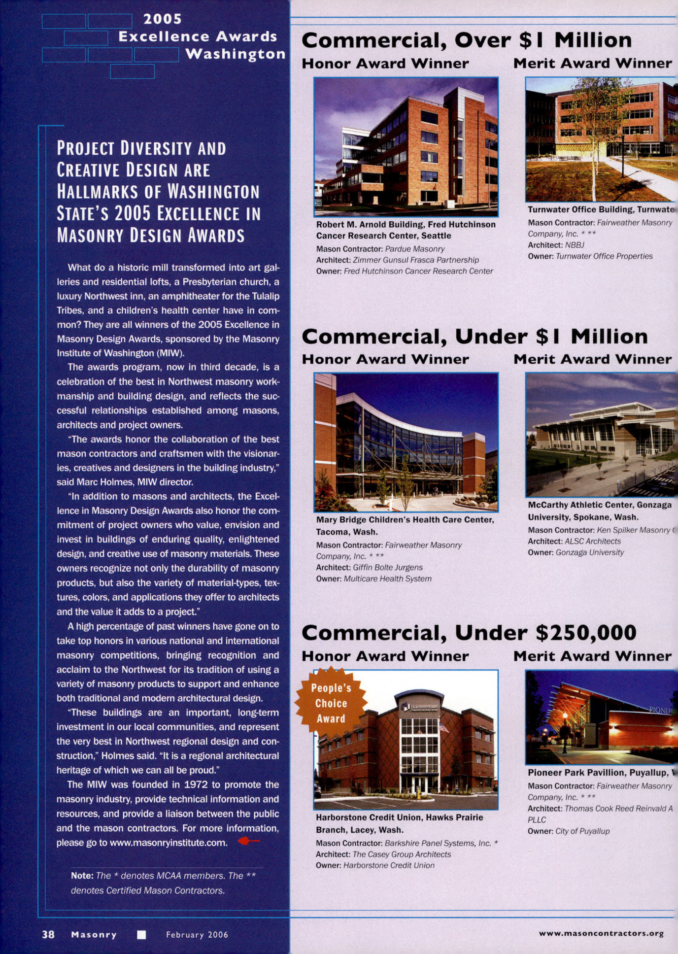 Masonry Magazine February 2006 Page. 40