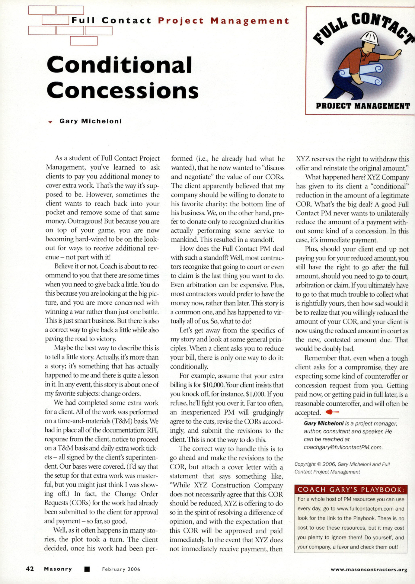 Masonry Magazine February 2006 Page. 44