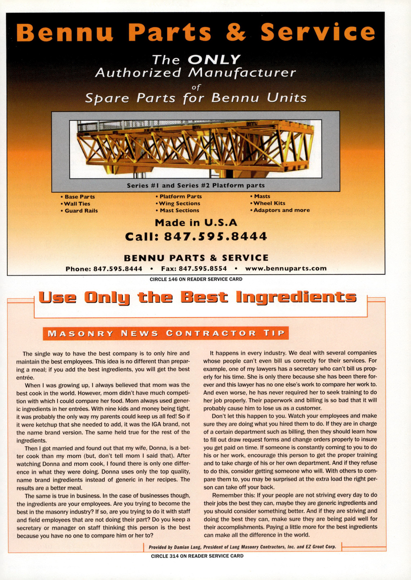 Masonry Magazine February 2006 Page. 45
